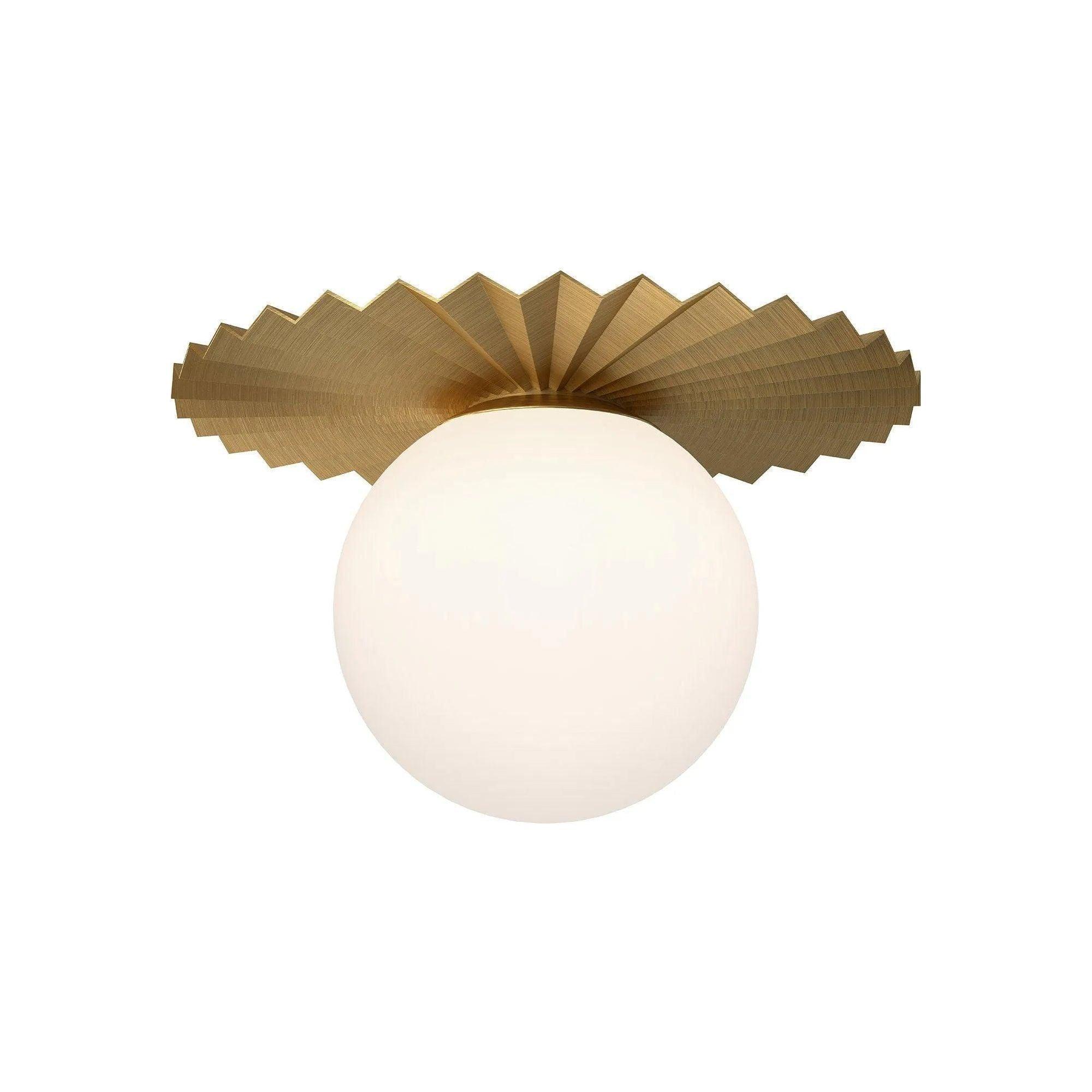 Alora Lighting - Plume Flush Mount - FM501214BGOP - Canada Light Shop