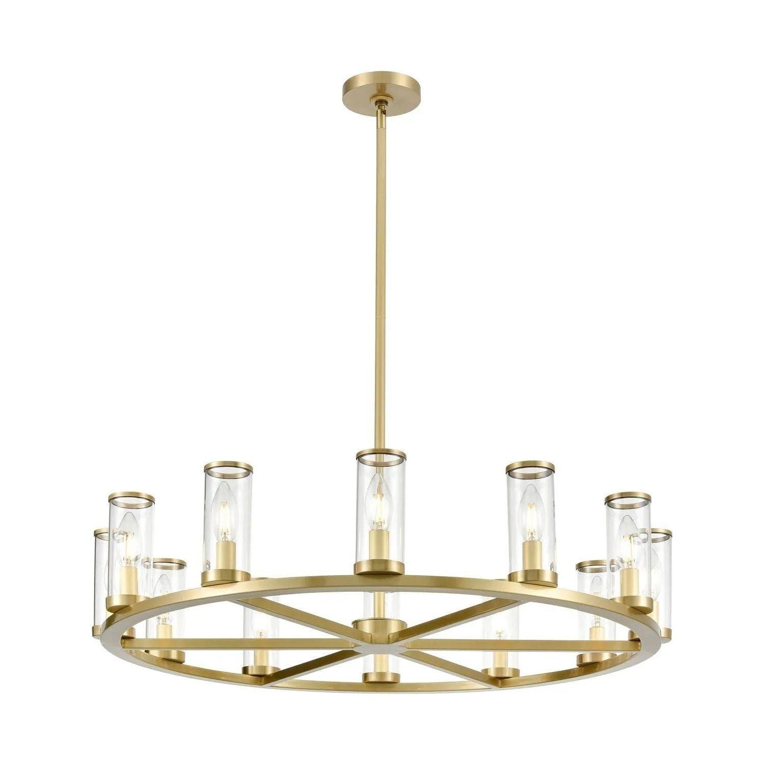 Alora Lighting - Revolve Chandelier - CH309012NBCG - Canada Light Shop