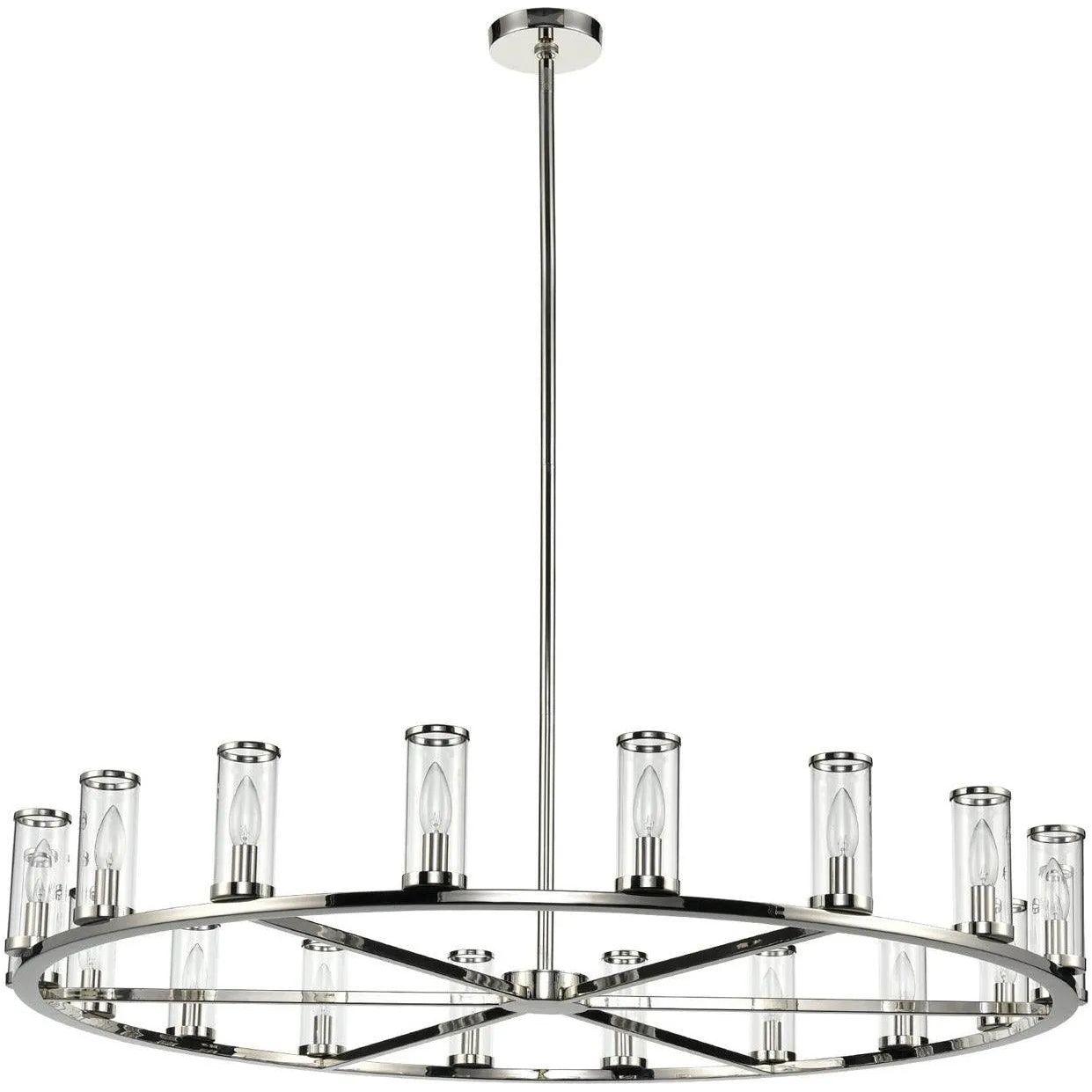 Alora Lighting - Revolve Chandelier - CH309018PNCG - Canada Light Shop