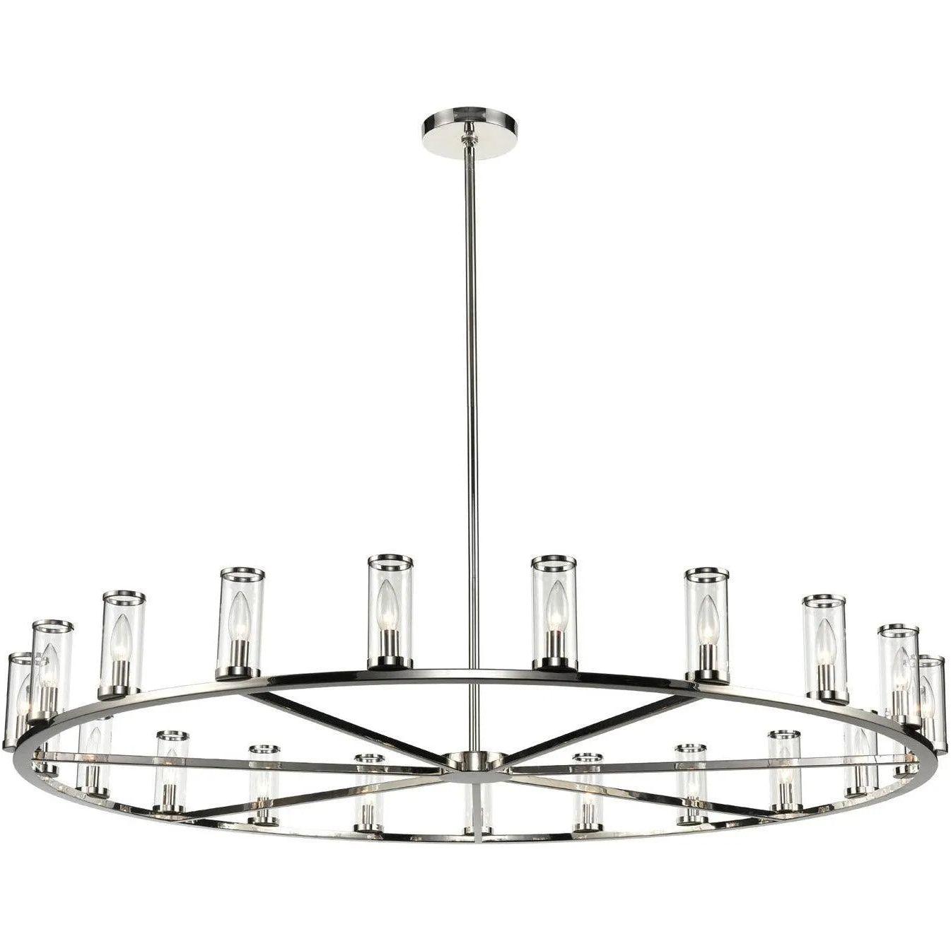 Alora Lighting - Revolve Chandelier - CH309021PNCG - Canada Light Shop