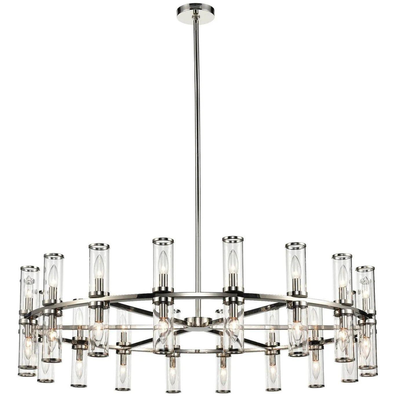 Alora Lighting - Revolve Chandelier - CH309036PNCG - Canada Light Shop