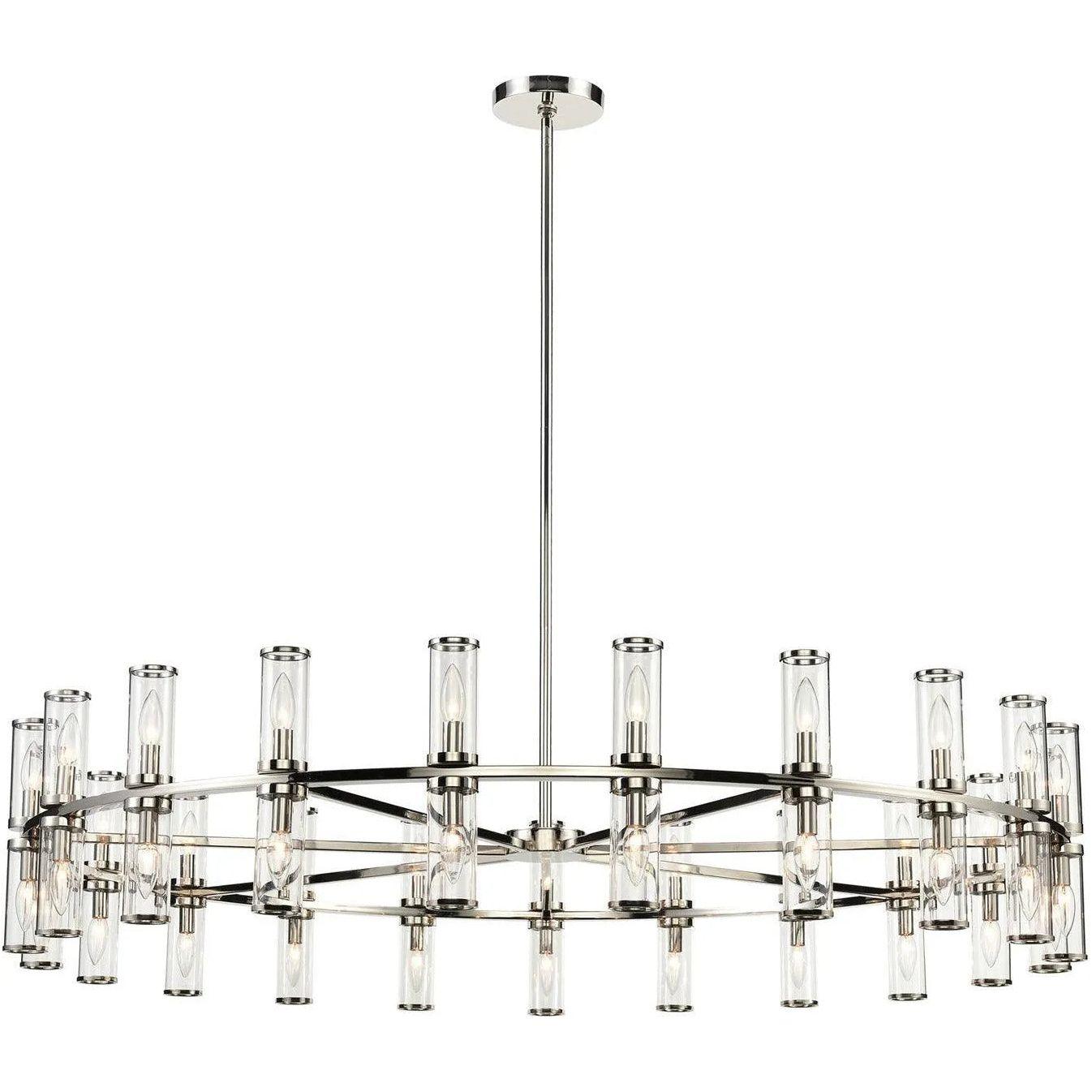 Alora Lighting - Revolve Chandelier - CH309042PNCG - Canada Light Shop