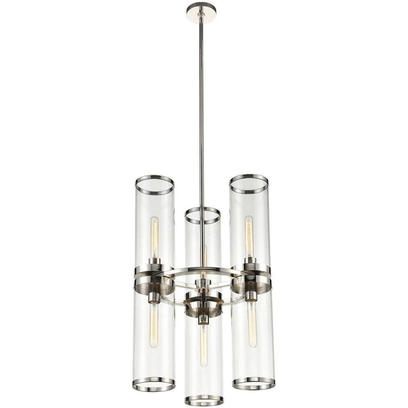 Alora Lighting - Revolve II Chandelier - CH311633PNCG - Canada Light Shop