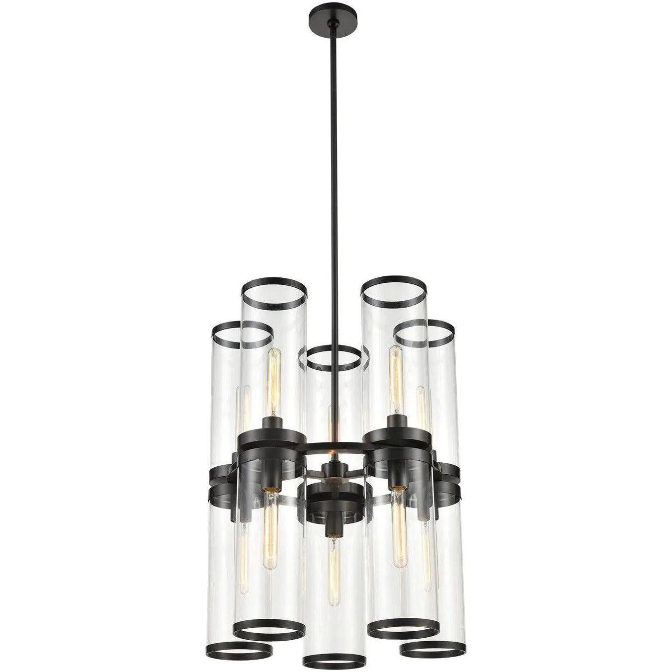 Alora Lighting - Revolve II Chandelier - CH311655UBCG - Canada Light Shop