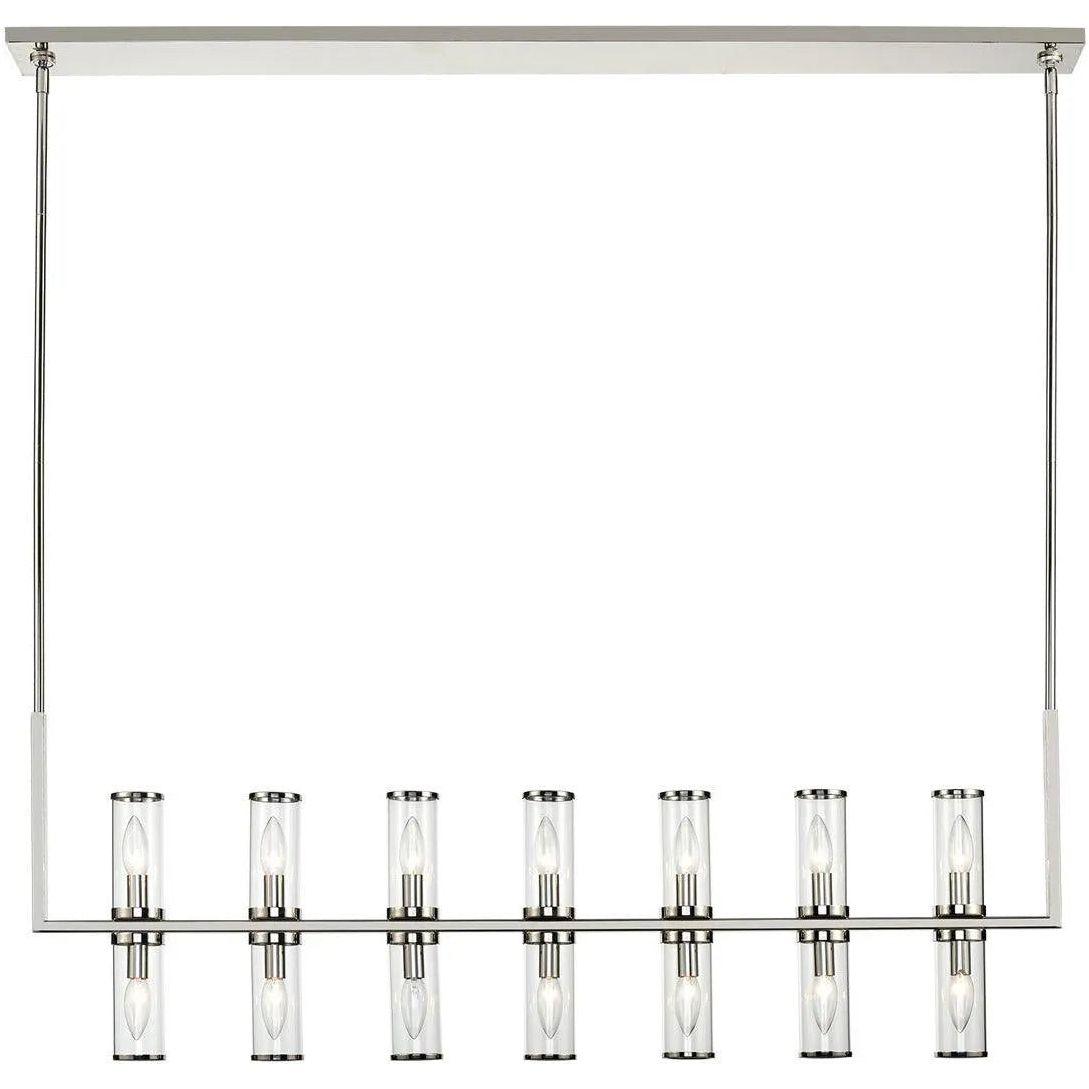 Alora Lighting - Revolve Linear Pendant - LP309077PNCG - Canada Light Shop