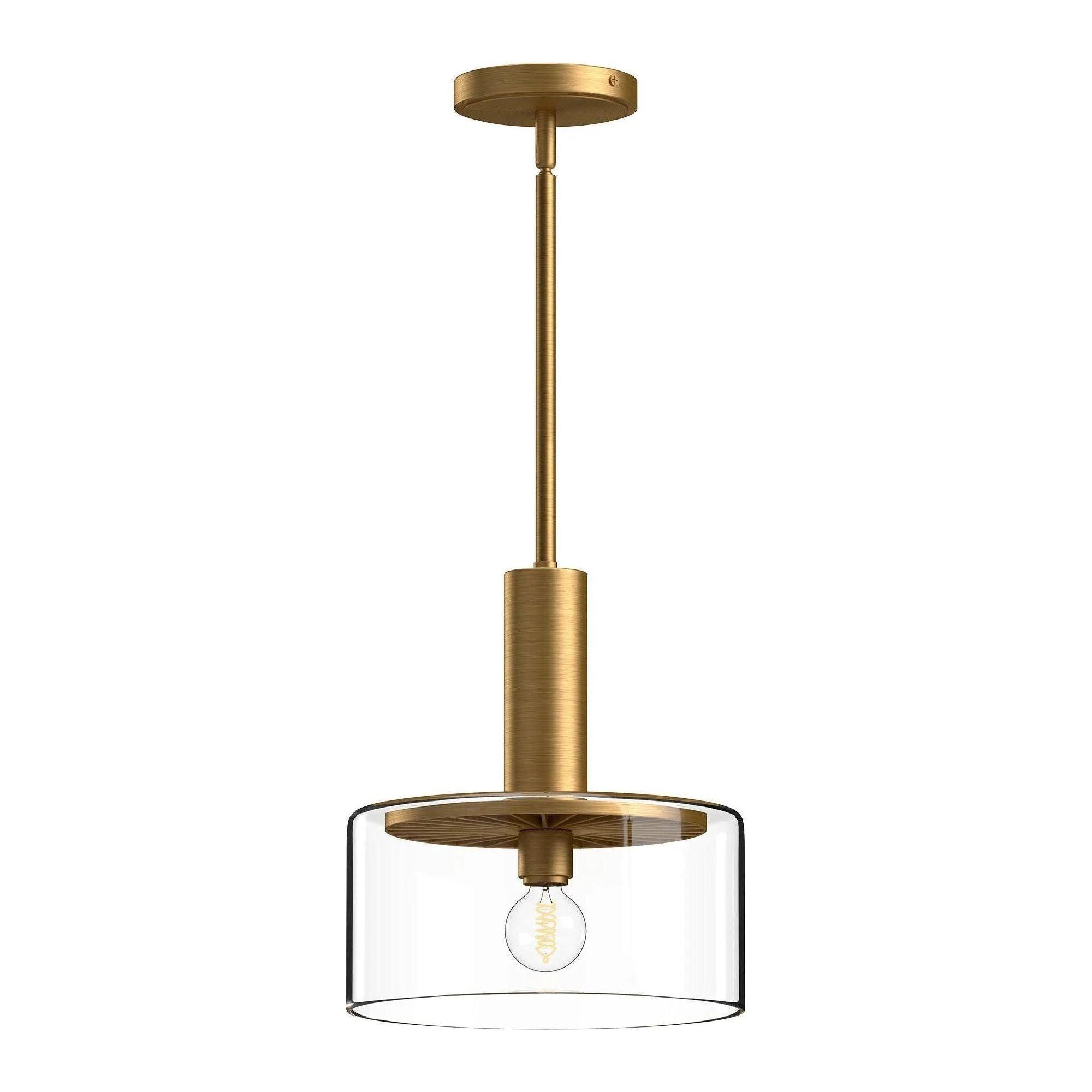 Alora Lighting - Royale Pendant - PD535010AGCL - Canada Light Shop