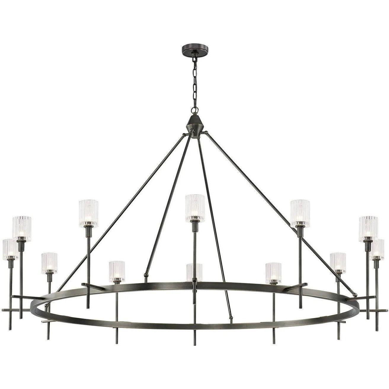 Alora Lighting - Salita Chandelier - CH314312UBRC - Canada Light Shop