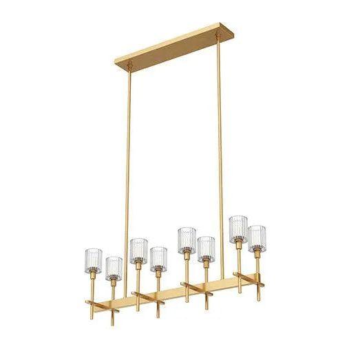Alora Lighting - Salita Single Bar Linear Suspension - LP314308VBRC - Canada Light Shop