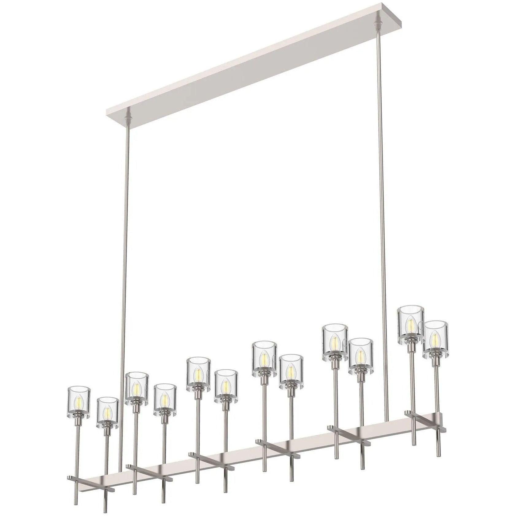 Alora Lighting - Salita Single Bar Linear Suspension - LP314312PNCC - Canada Light Shop