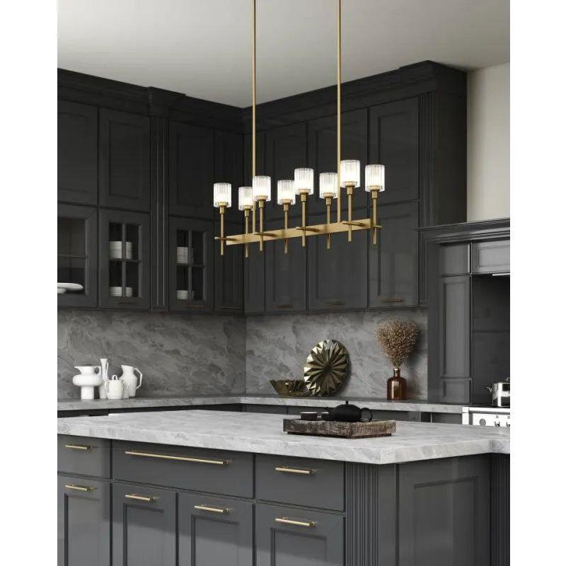 Alora Lighting - Salita Single Bar Linear Suspension - LP314312PNCC - Canada Light Shop