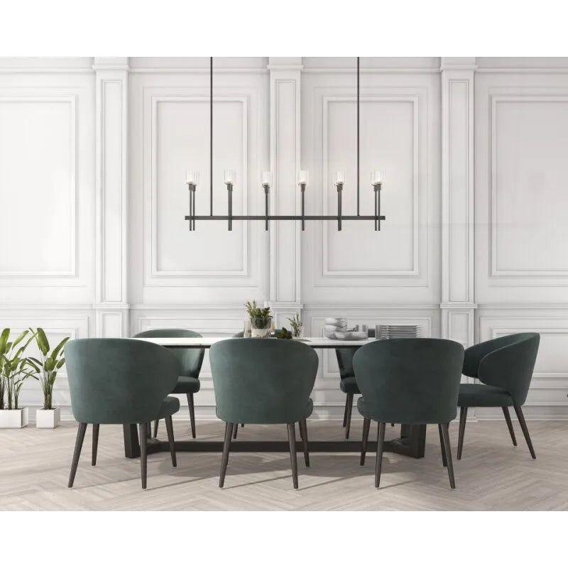 Alora Lighting - Salita Single Bar Linear Suspension - LP314312PNCC - Canada Light Shop