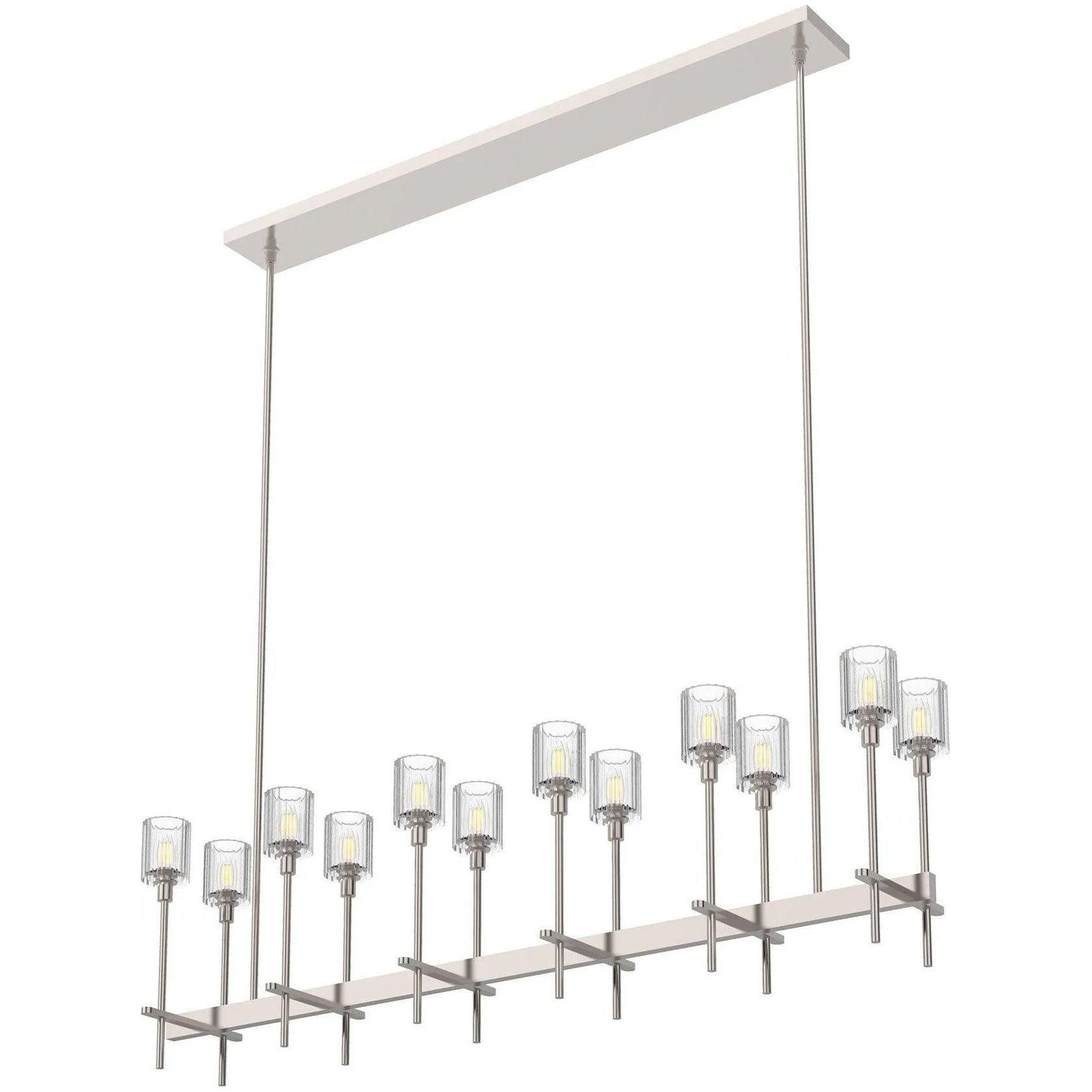 Alora Lighting - Salita Single Bar Linear Suspension - LP314312PNRC - Canada Light Shop