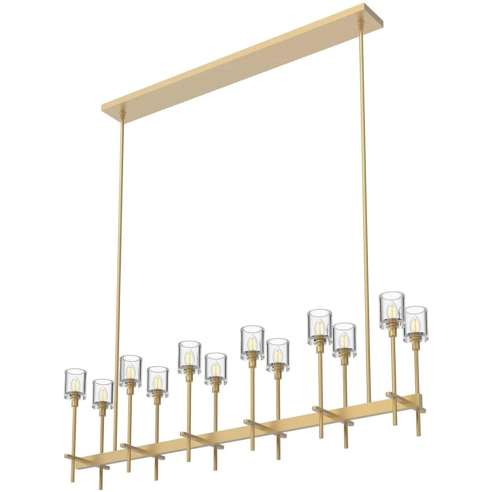 Alora Lighting - Salita Single Bar Linear Suspension - LP314312VBCC - Canada Light Shop