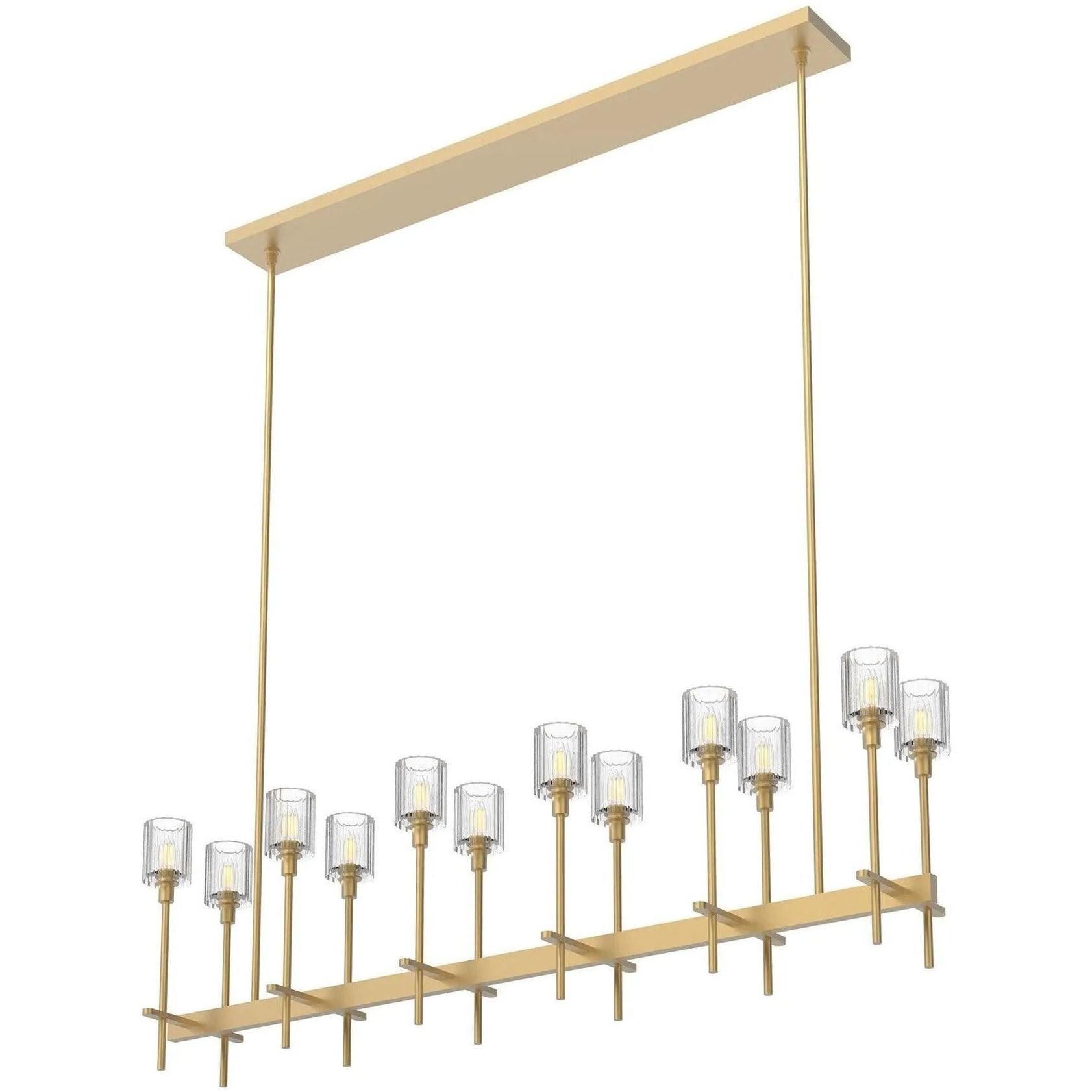 Alora Lighting - Salita Single Bar Linear Suspension - LP314312VBRC - Canada Light Shop