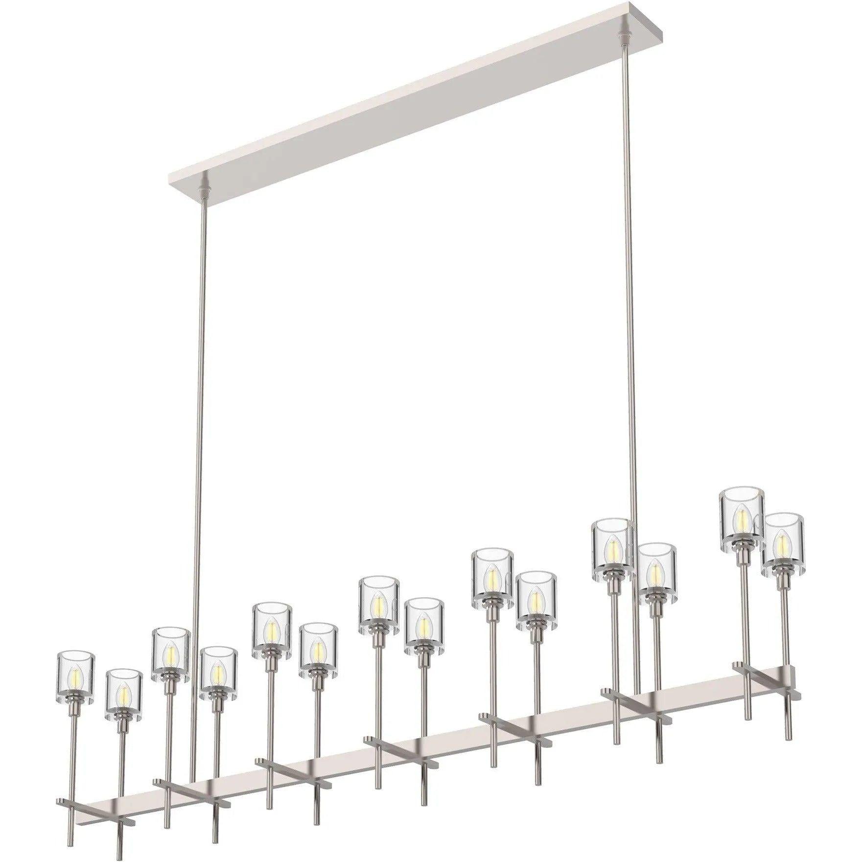Alora Lighting - Salita Single Bar Linear Suspension - LP314314PNCC - Canada Light Shop