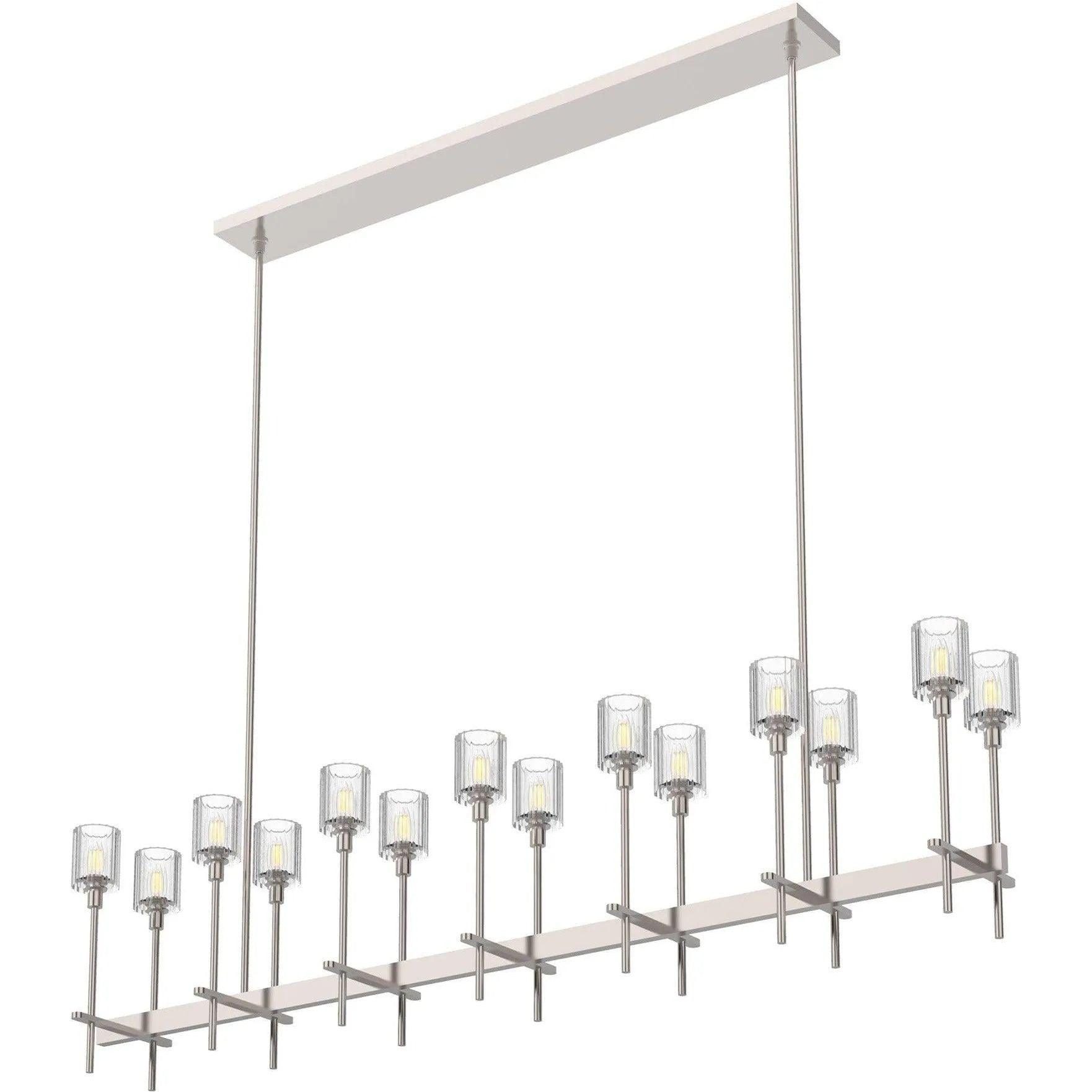 Alora Lighting - Salita Single Bar Linear Suspension - LP314314PNRC - Canada Light Shop