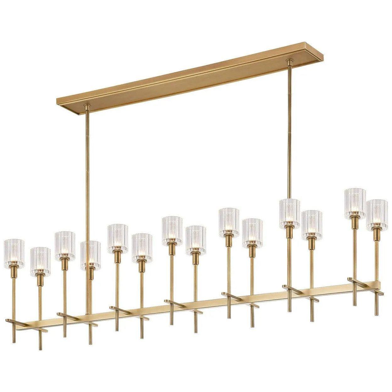 Alora Lighting - Salita Single Bar Linear Suspension - LP314314VBRC - Canada Light Shop