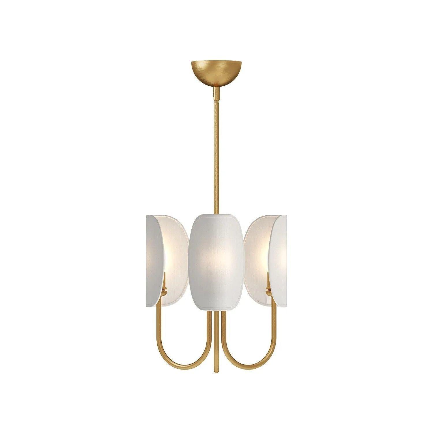 Alora Lighting - Seno Chandelier - CH450715AGCW - Canada Light Shop
