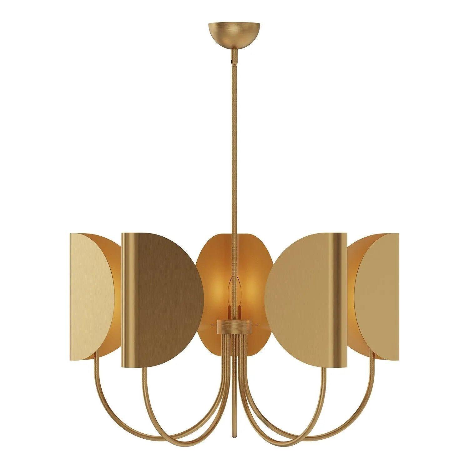 Alora Lighting - Seno Chandelier - CH450732AG - Canada Light Shop