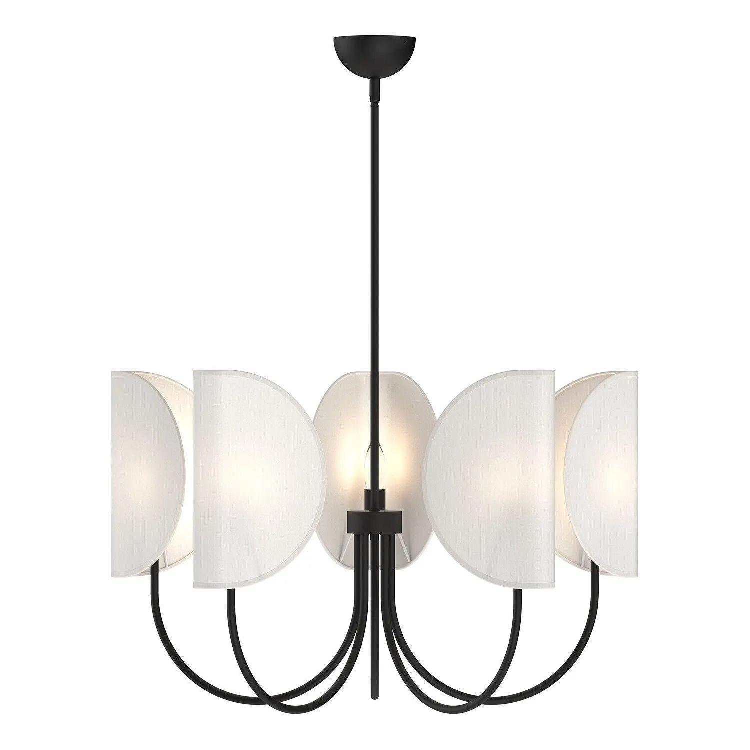 Alora Lighting - Seno Chandelier - CH450732MBCW - Canada Light Shop
