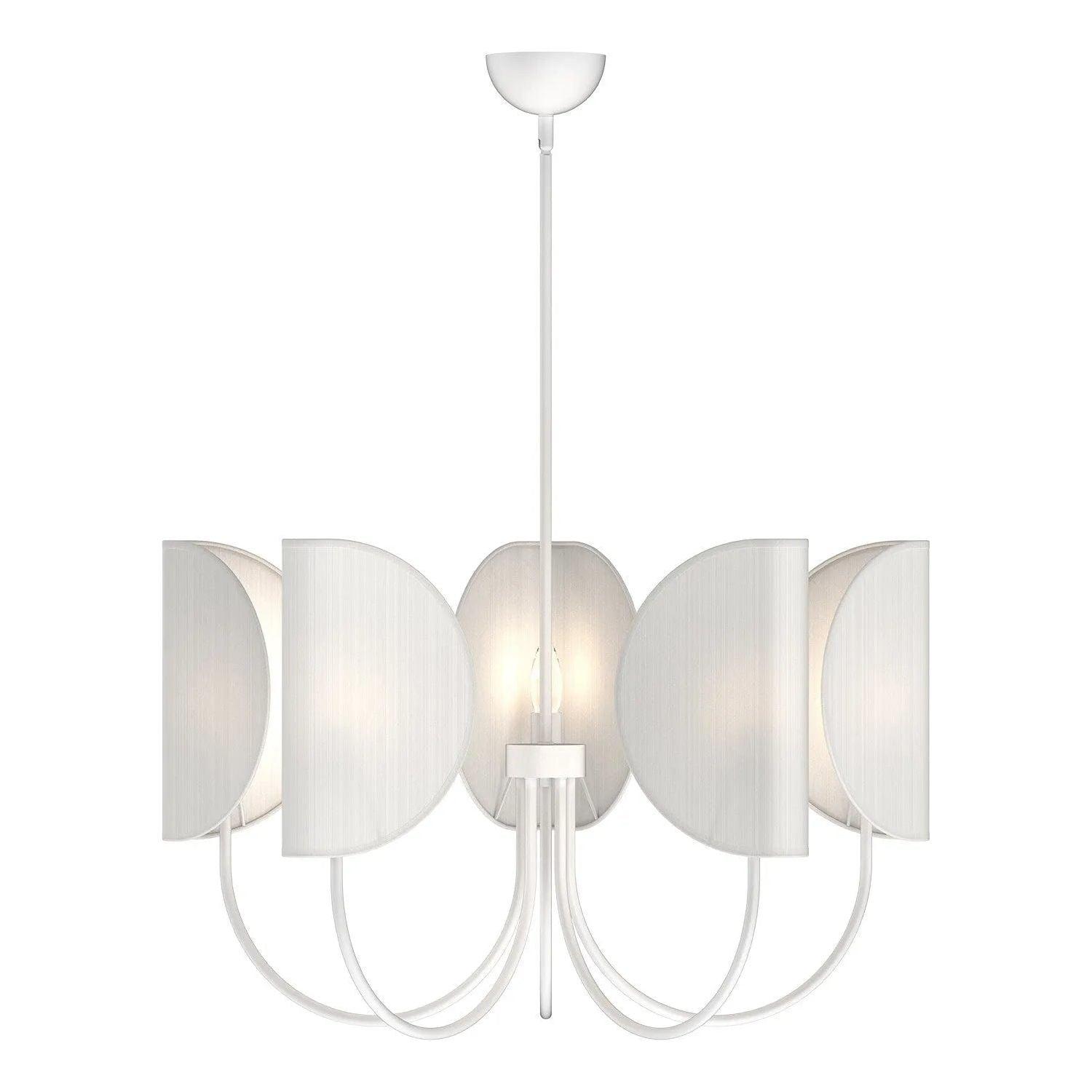 Alora Lighting - Seno Chandelier - CH450732WHCW - Canada Light Shop
