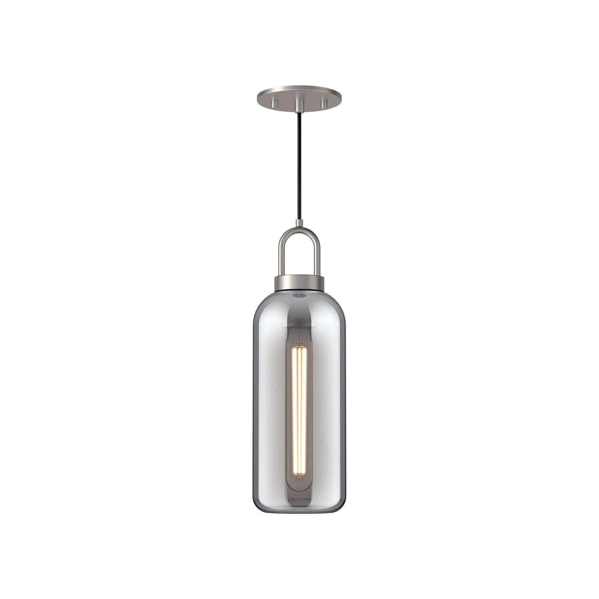 Alora Lighting - Soji Cylinder Pendant - PD401505BNSM - Canada Light Shop