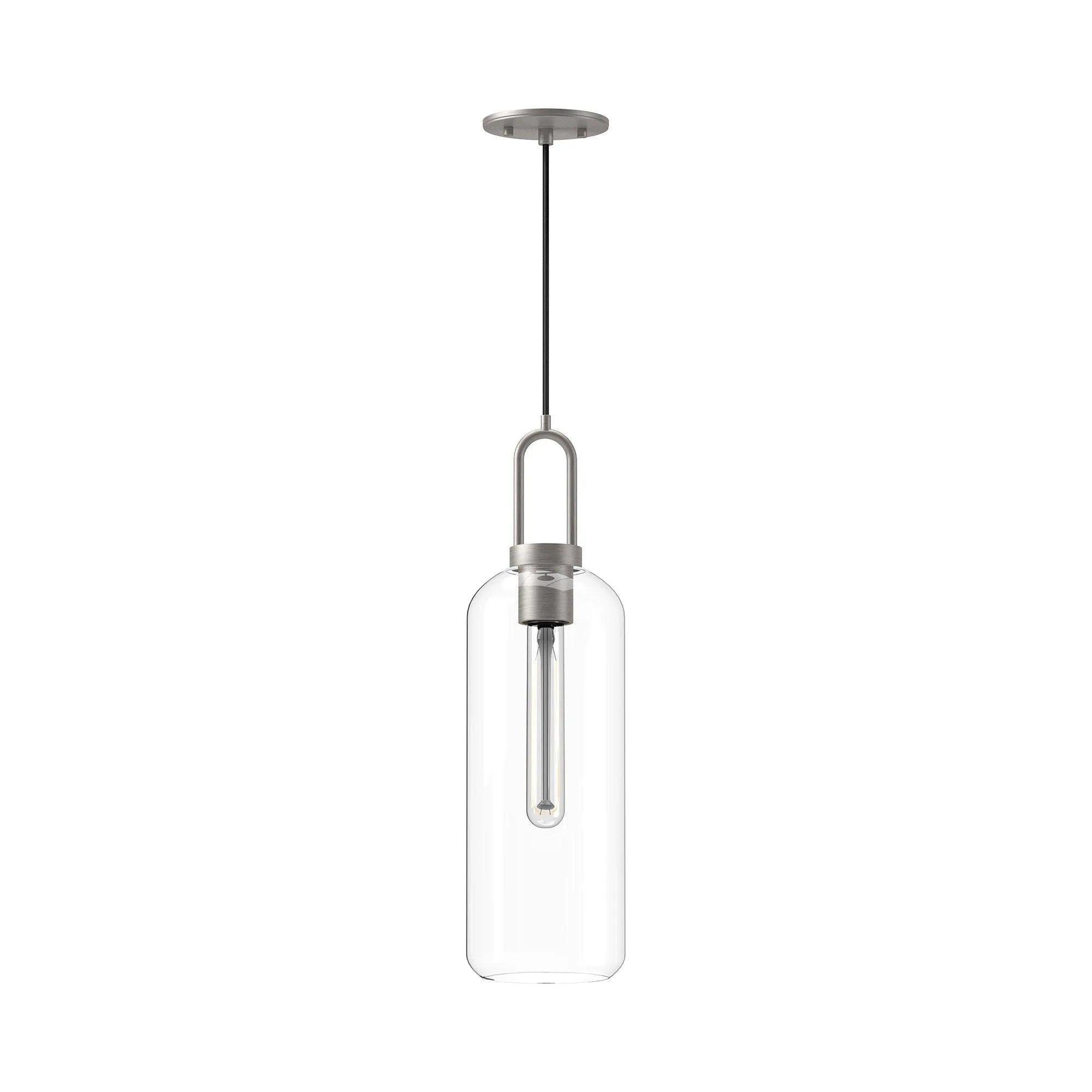 Alora Lighting - Soji Cylinder Pendant - PD401606BNCL - Canada Light Shop