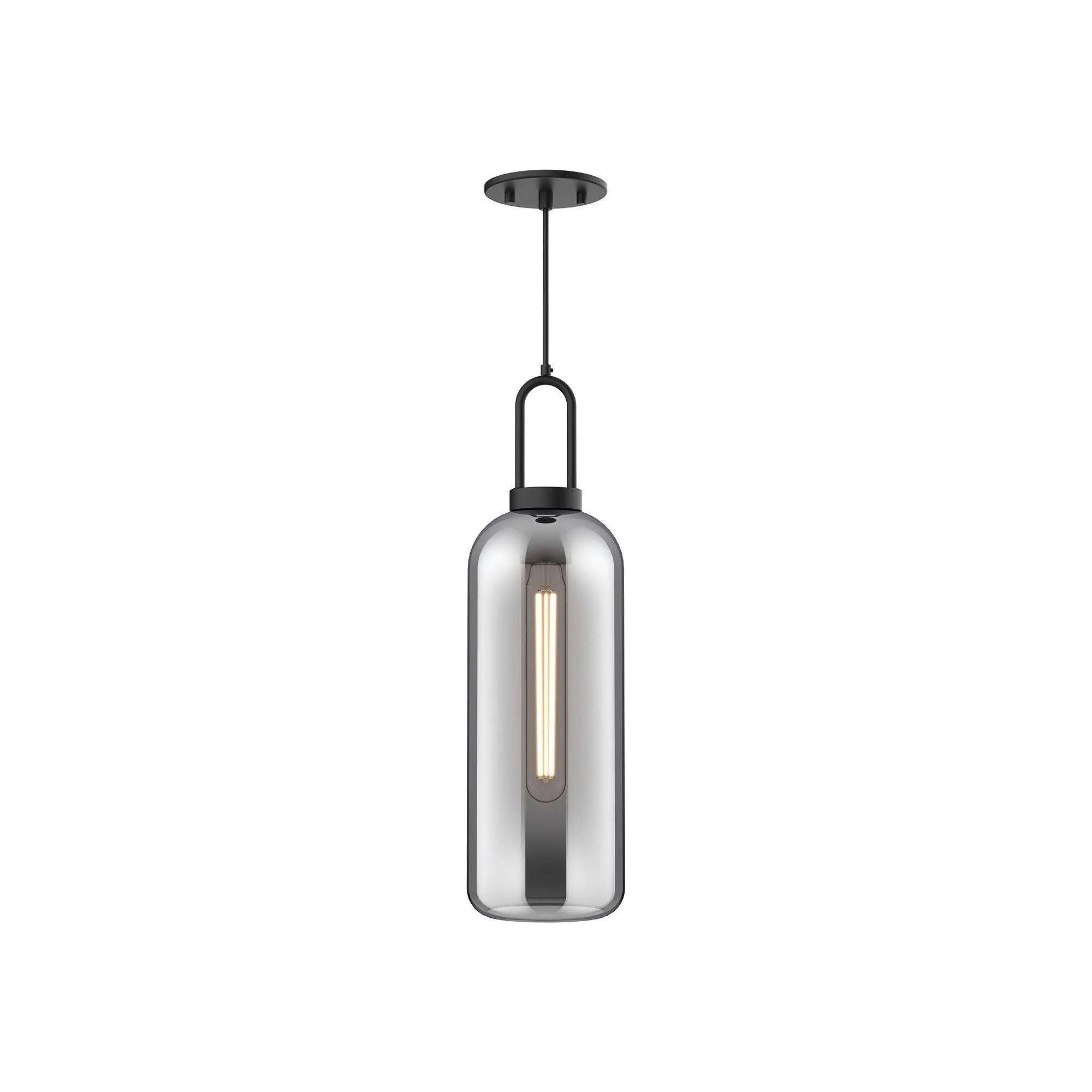 Alora Lighting - Soji Cylinder Pendant - PD401606MBSM - Canada Light Shop