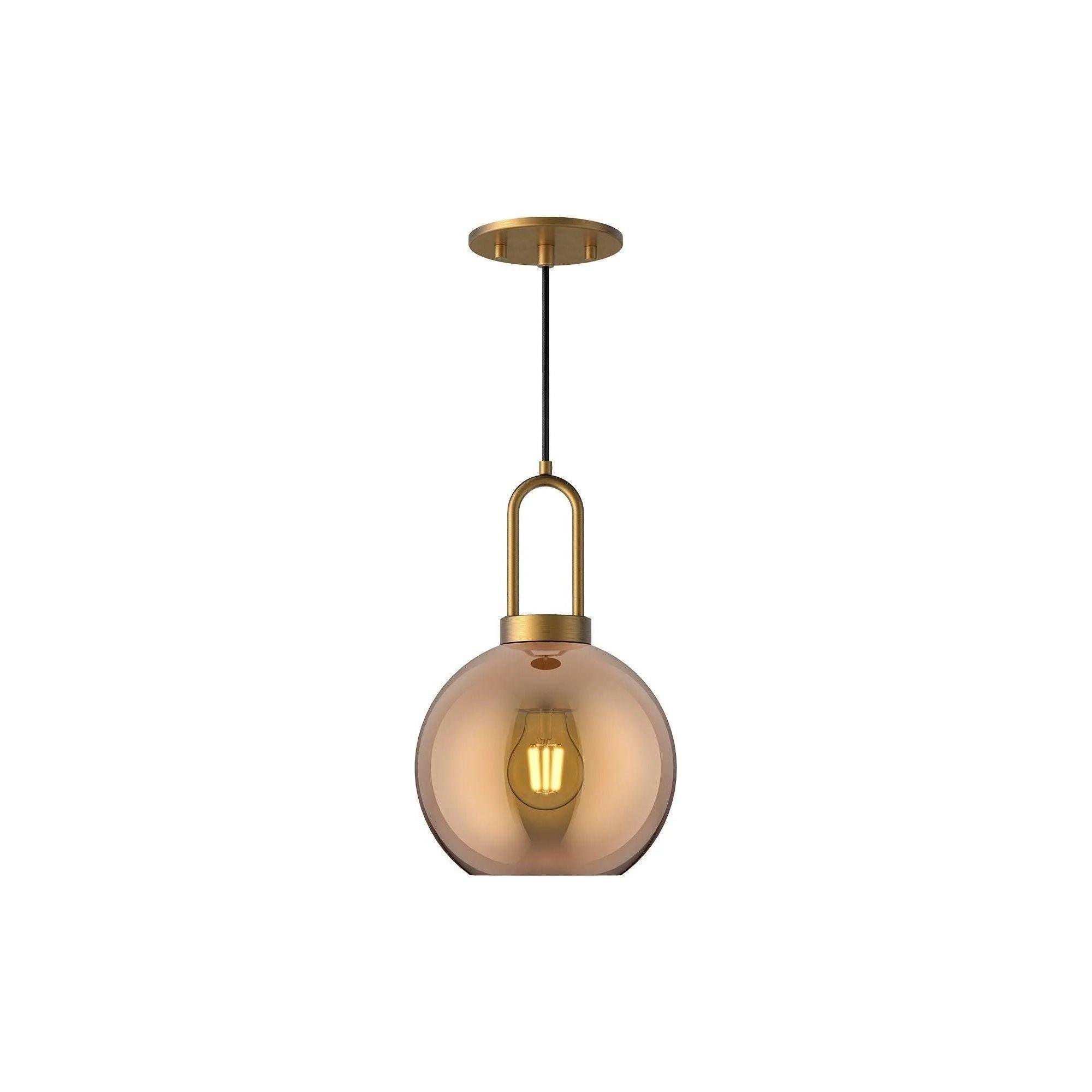 Alora Lighting - Soji Cylinder Pendant - PD601608AGCP - Canada Light Shop
