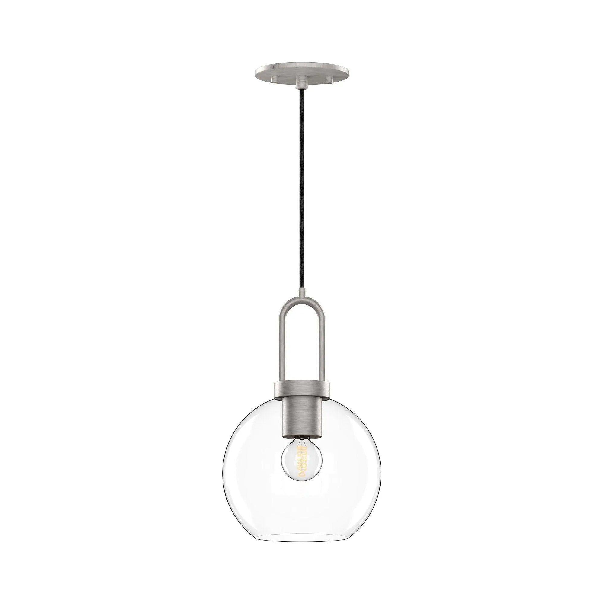 Alora Lighting - Soji Globe Pendant - PD601608BNCL - Canada Light Shop