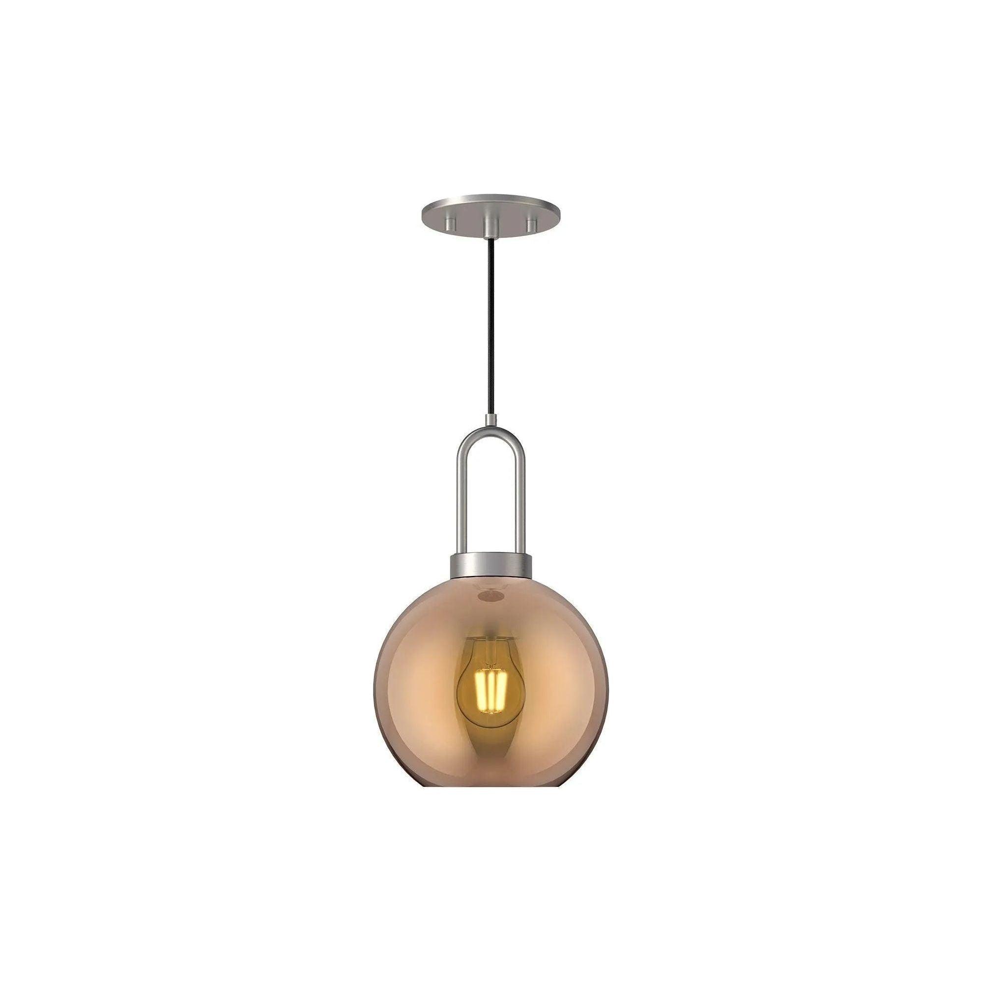 Alora Lighting - Soji Globe Pendant - PD601608BNCL - Canada Light Shop