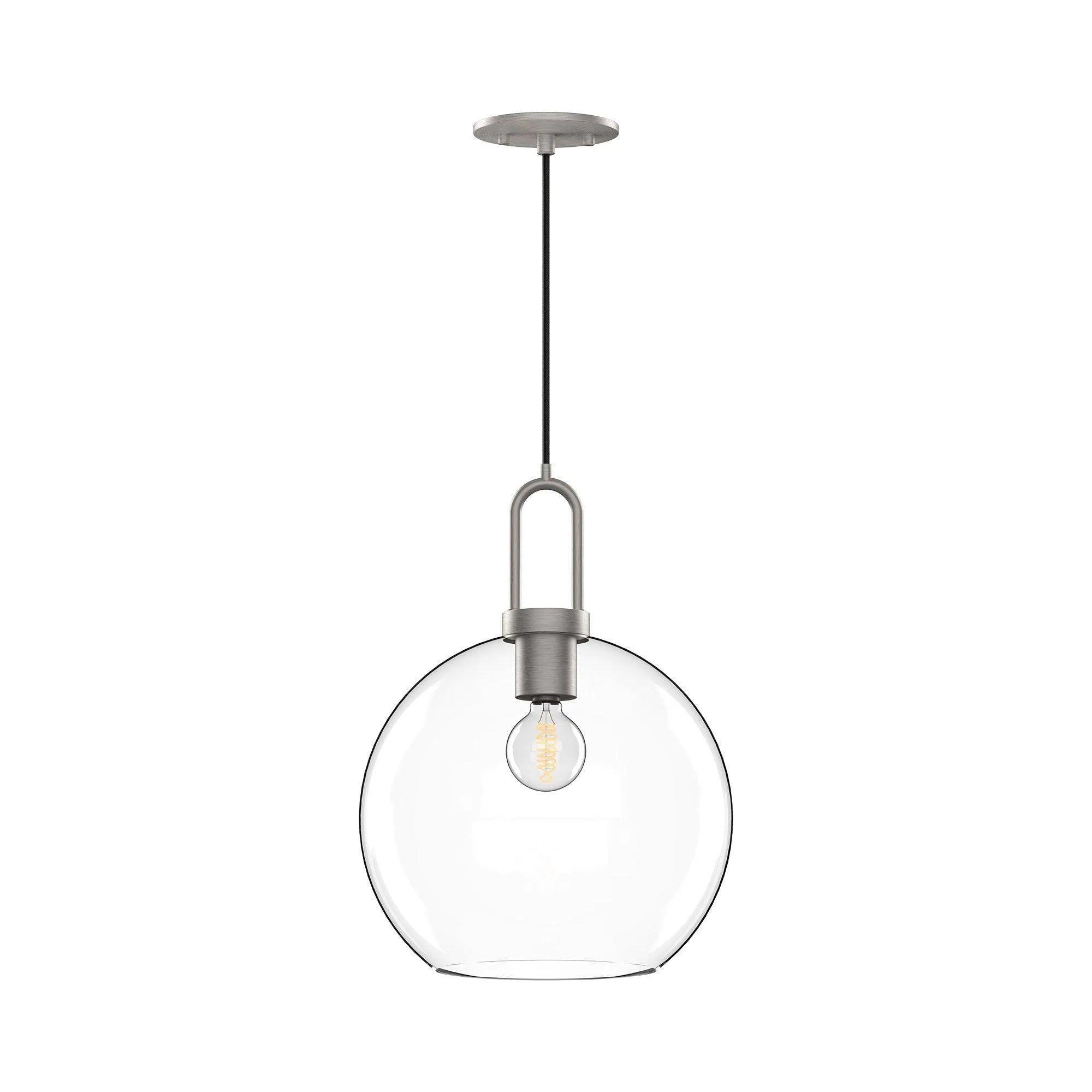 Alora Lighting - Soji Globe Pendant - PD601710BNCL - Canada Light Shop