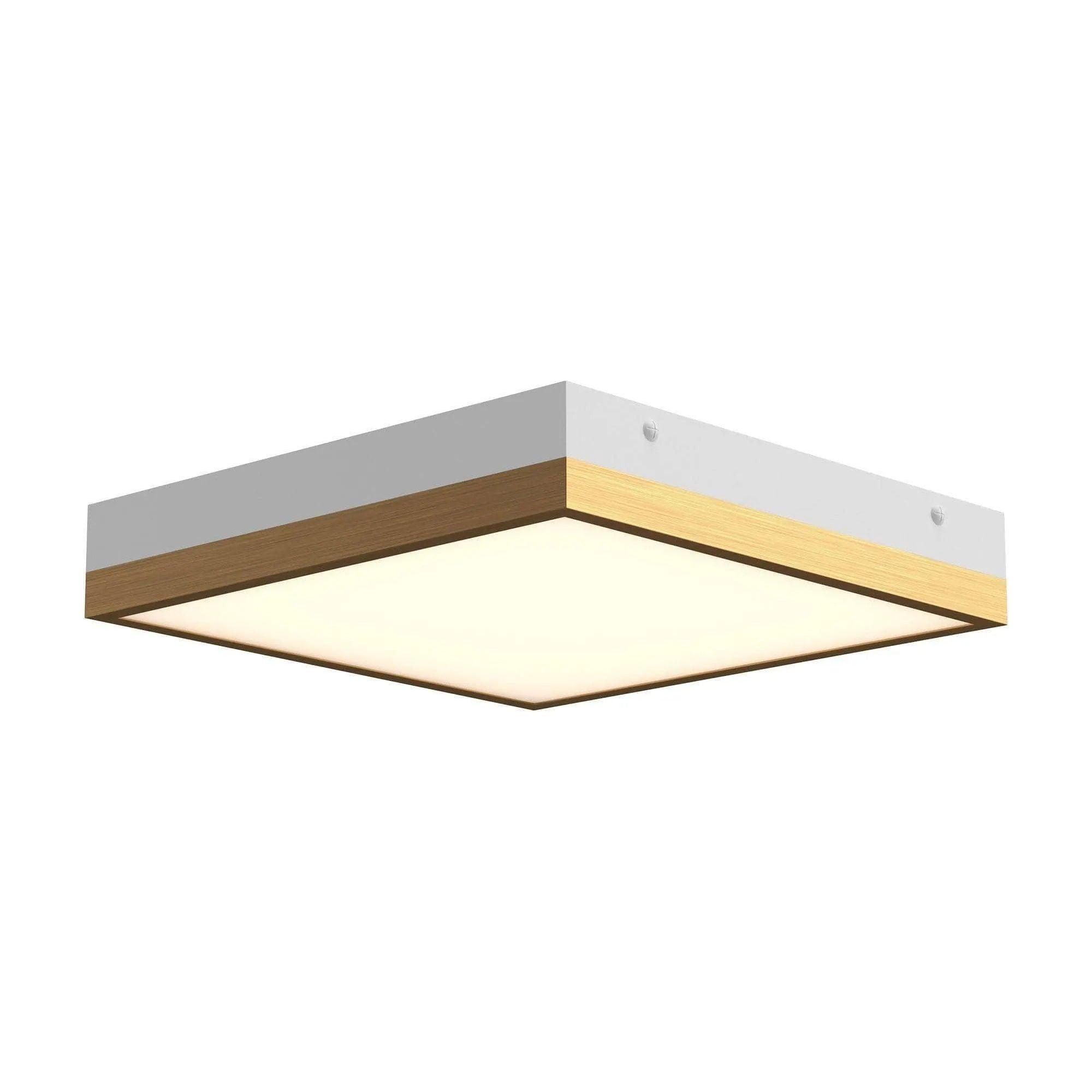 Alora Lighting - Sydney Two-Tone LED Flush Mount - FM553211AGWH - Canada Light Shop