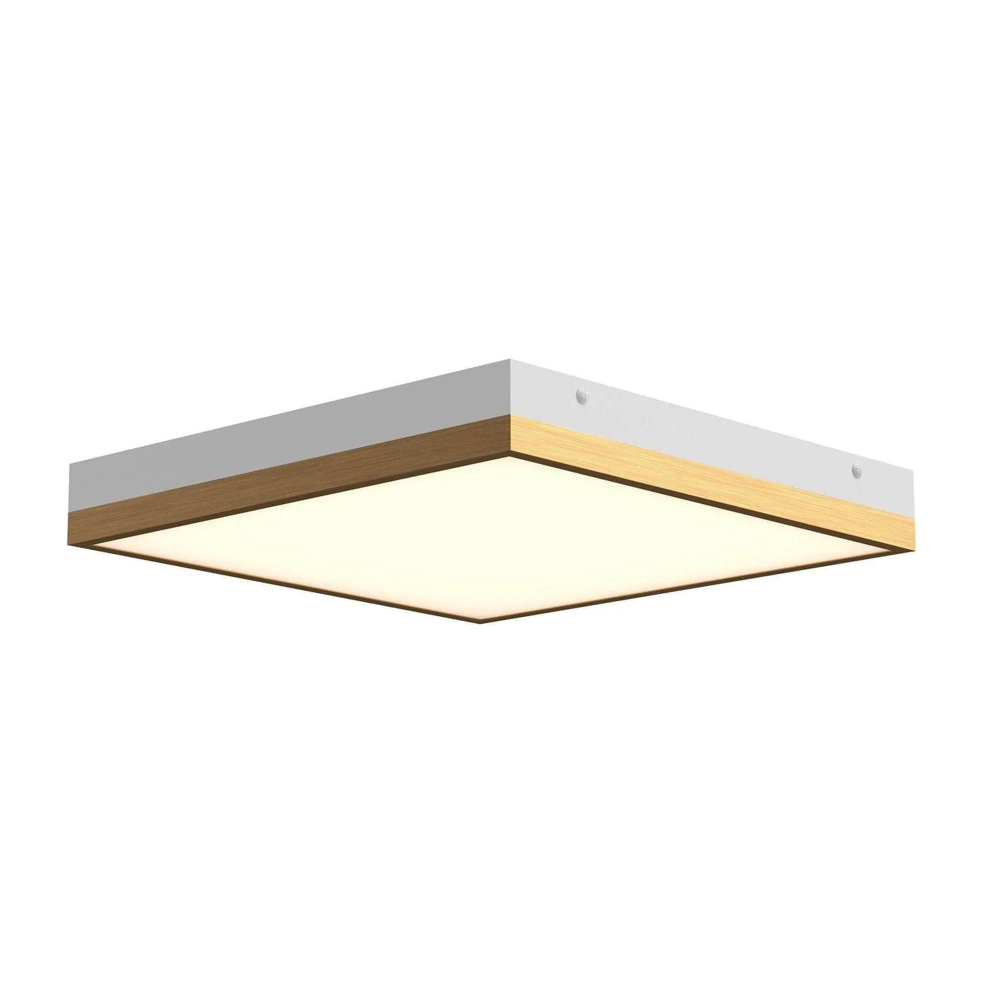 Alora Lighting - Sydney Two-Tone LED Flush Mount - FM553214AGWH - Canada Light Shop