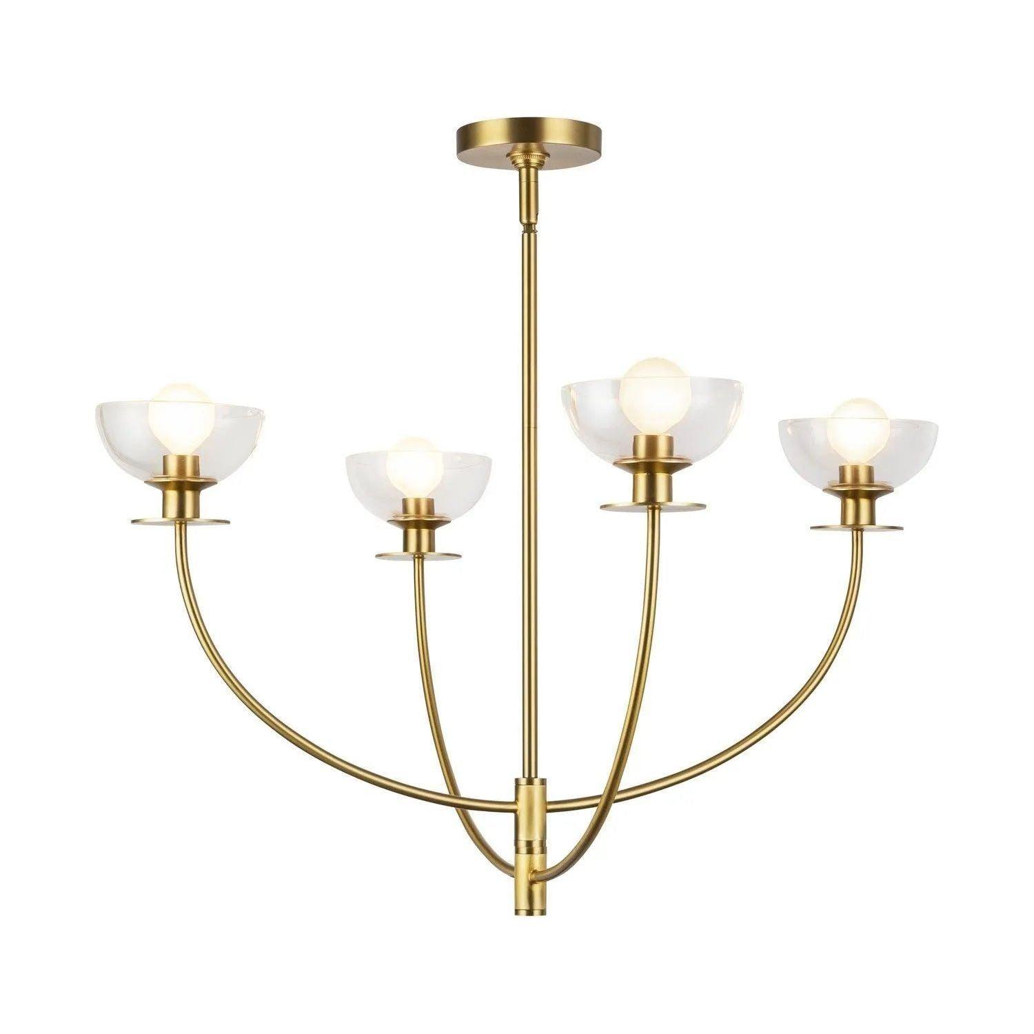 Alora Lighting - Sylvia Chandelier - CH515226BGCL - Canada Light Shop