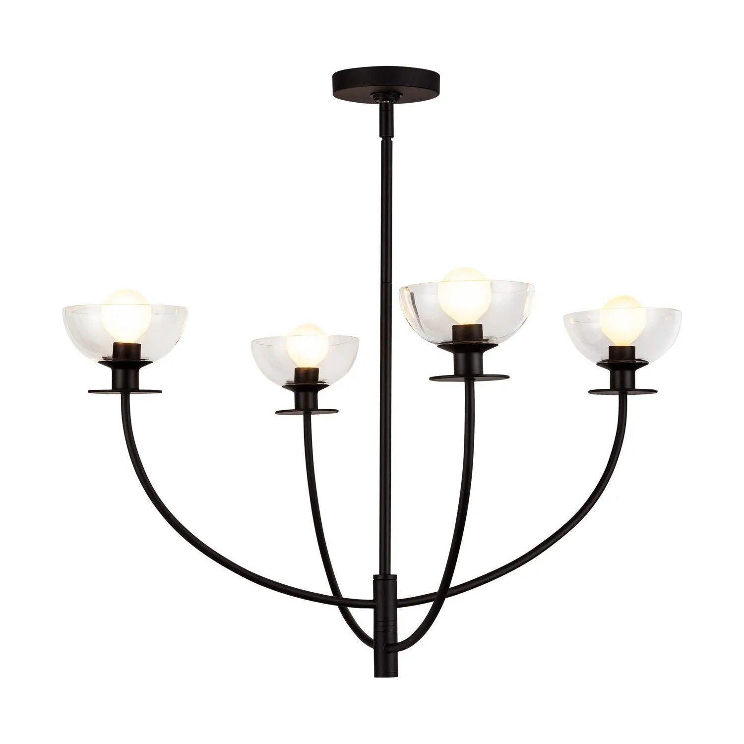 Alora Lighting - Sylvia Chandelier - CH515226MBCL - Canada Light Shop
