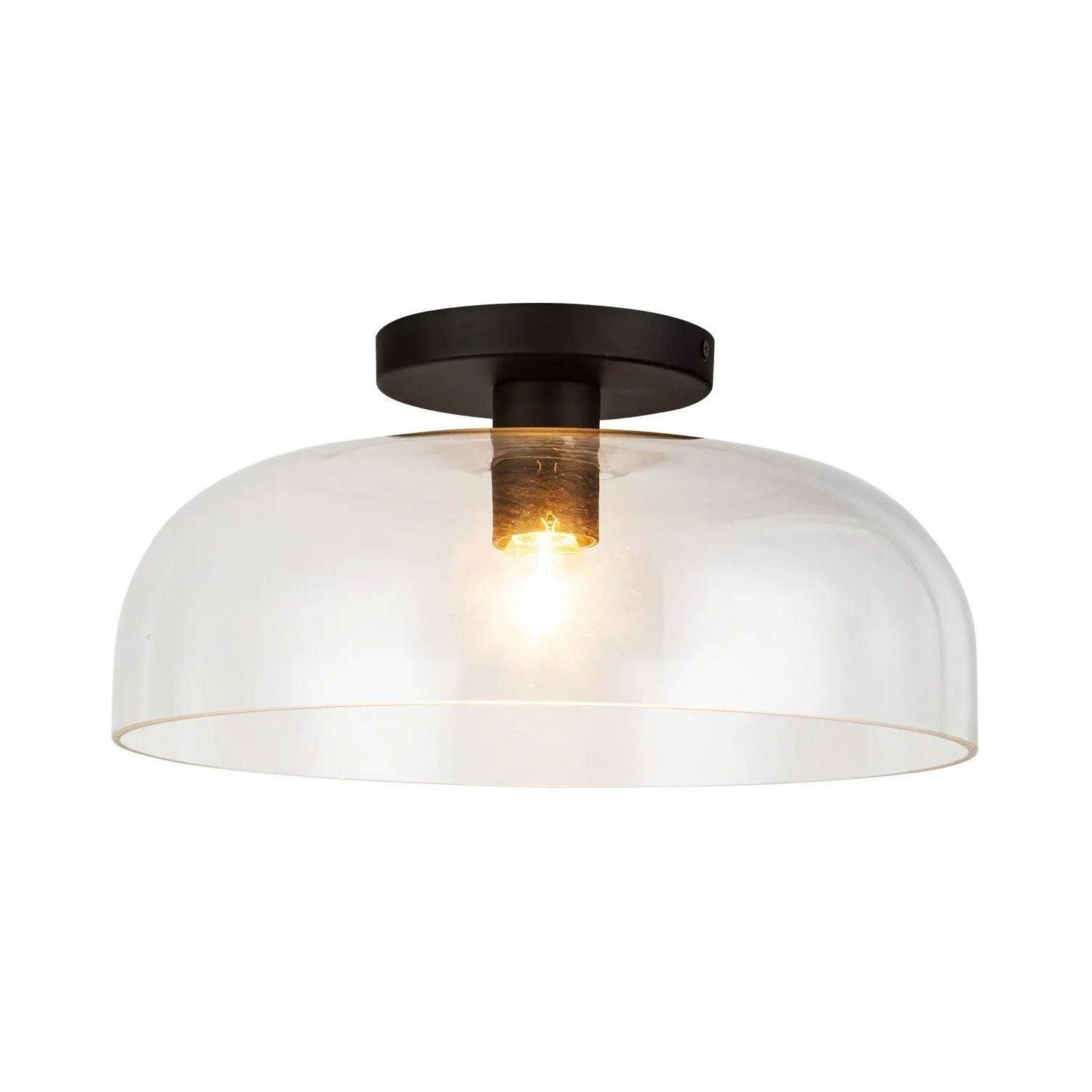 Alora Lighting - Sylvia Semi-Flush Mount - SF515712MBCL - Canada Light Shop