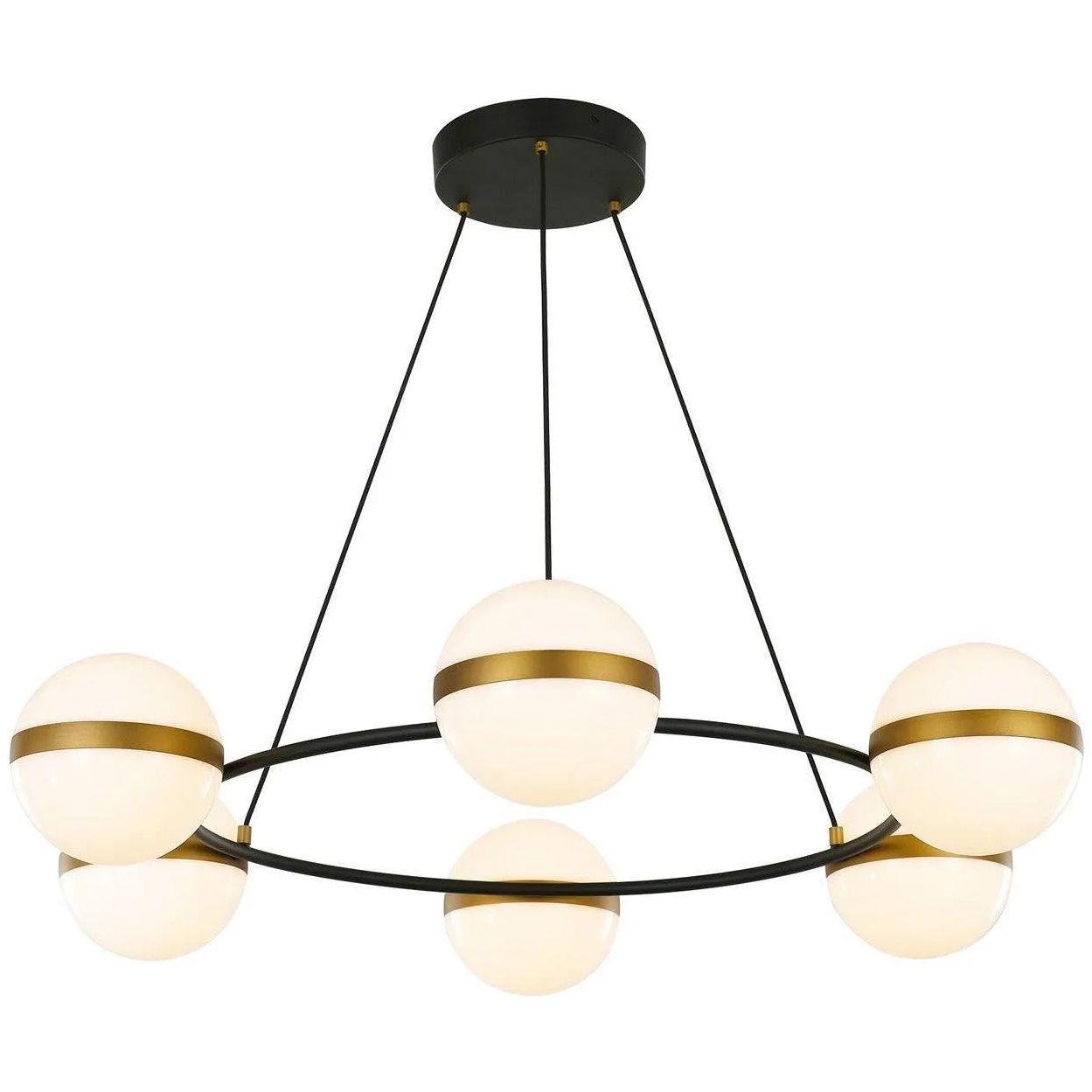 Alora Lighting - Tagliato LED Chandelier - CH302006MBBG - Canada Light Shop