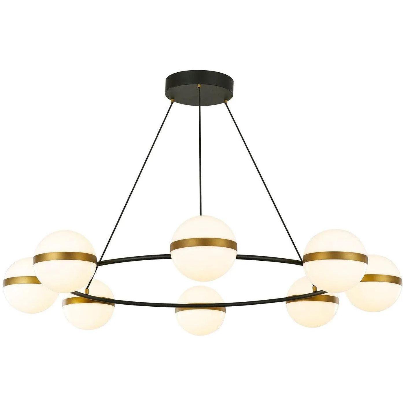 Alora Lighting - Tagliato LED Chandelier - CH302008MBBG - Canada Light Shop