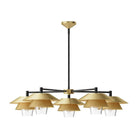 Alora Lighting - Tetsu Chandelier - CH475138BGCL - Canada Light Shop