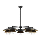 Alora Lighting - Tetsu Chandelier - CH475138MBCL - Canada Light Shop