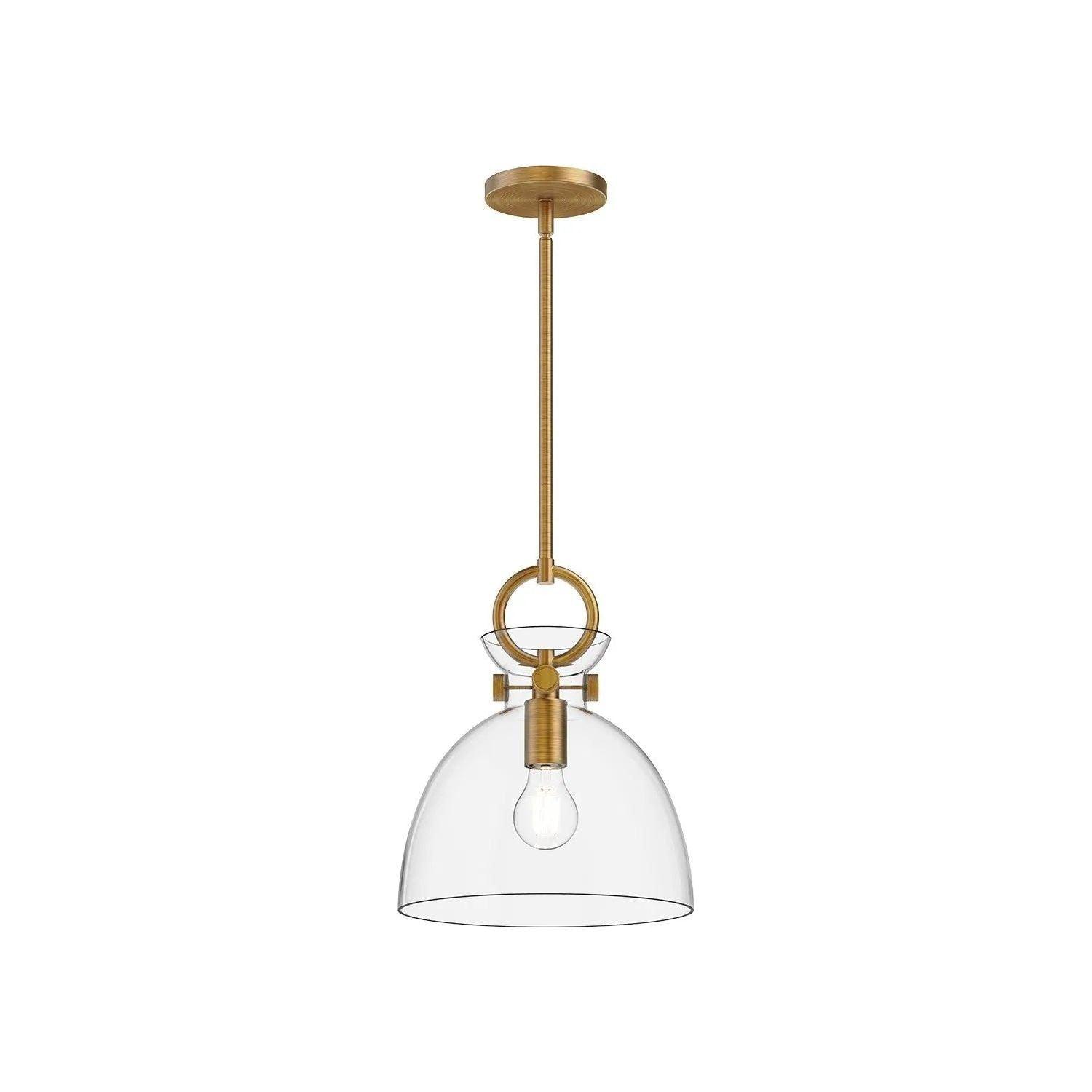 Alora Lighting - Waldo Mini-Pendant - PD411811AGCL - Canada Light Shop