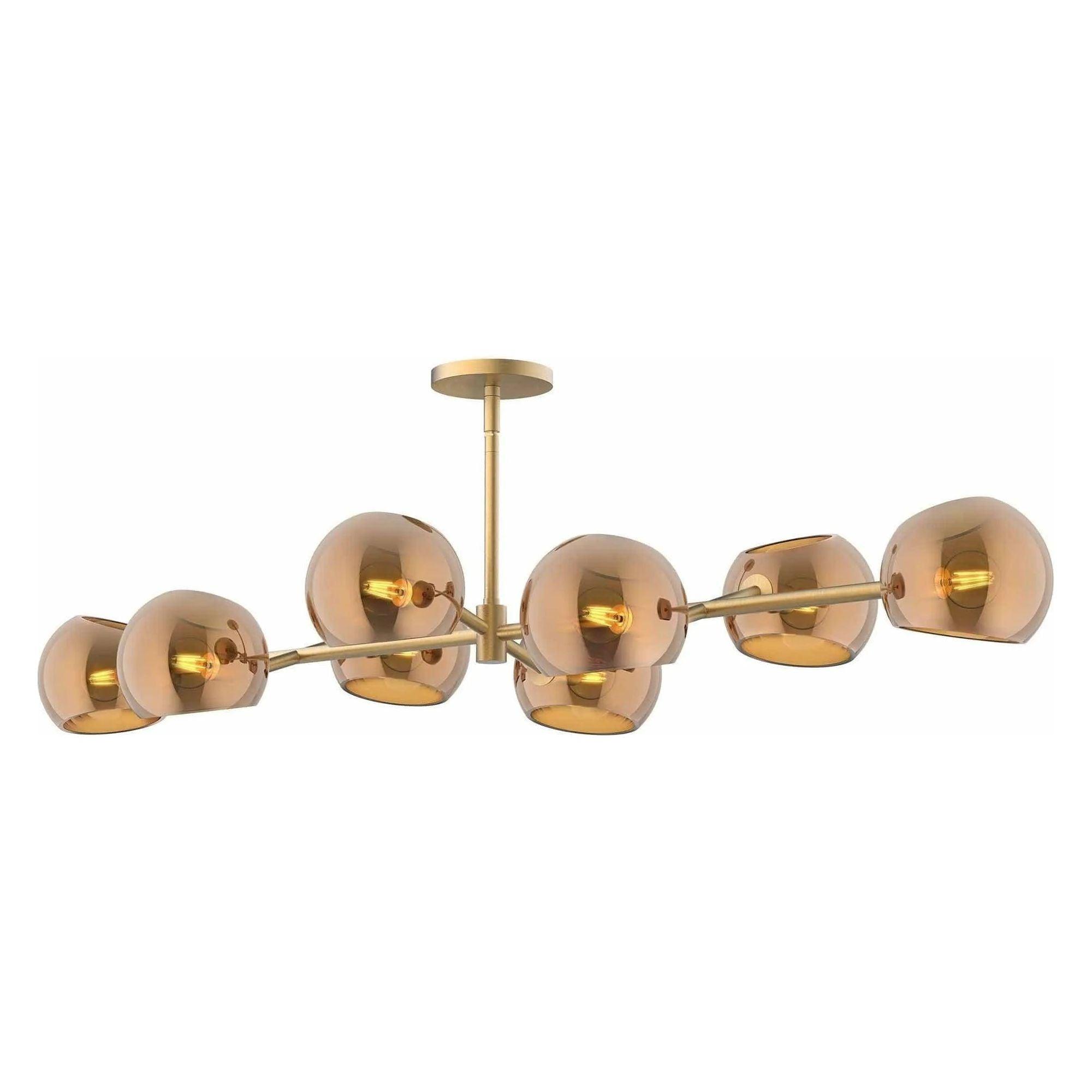 Alora Lighting - Willow Linear Pendant - LP548848BGCP - Canada Light Shop