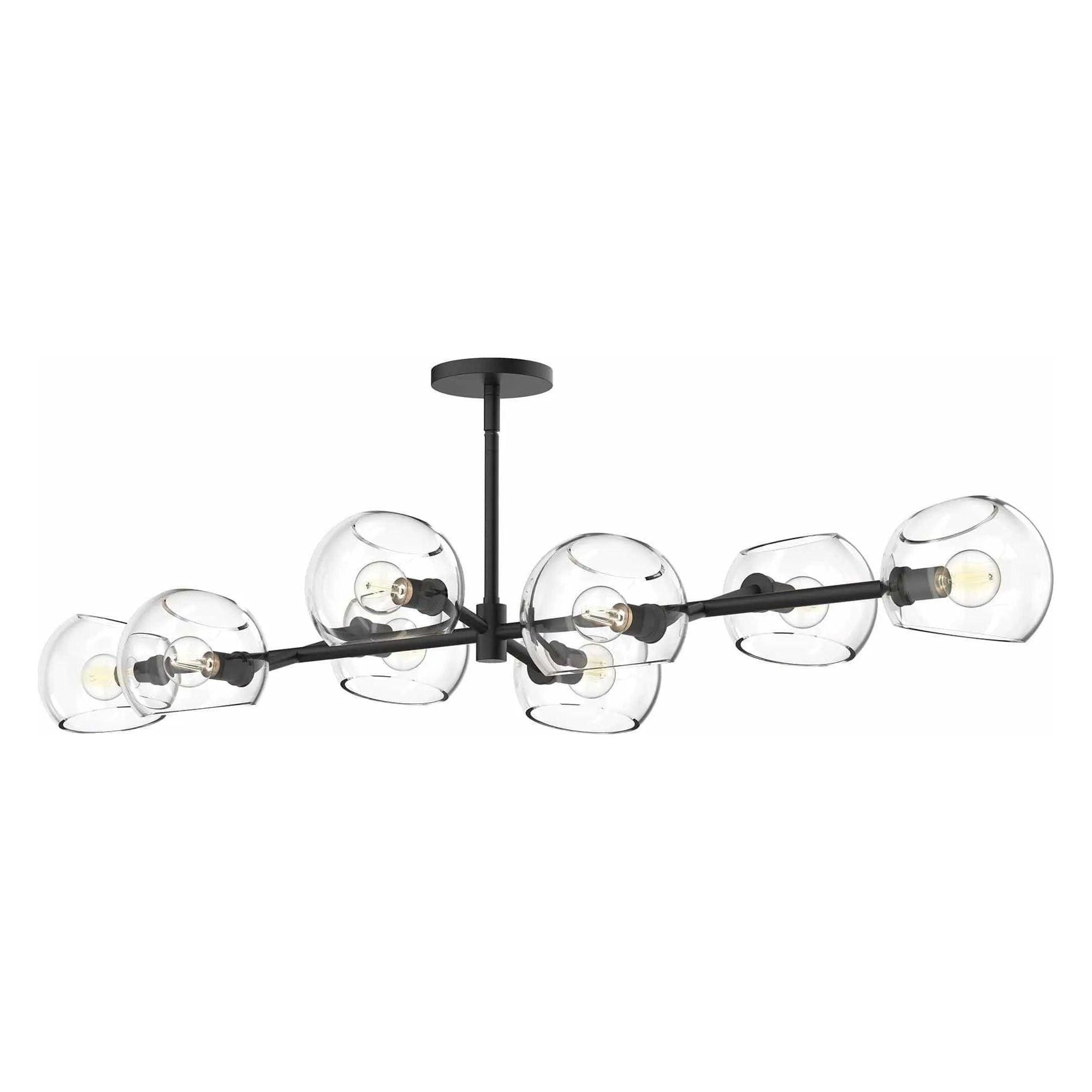 Alora Lighting - Willow Linear Pendant - LP548848MBCL - Canada Light Shop