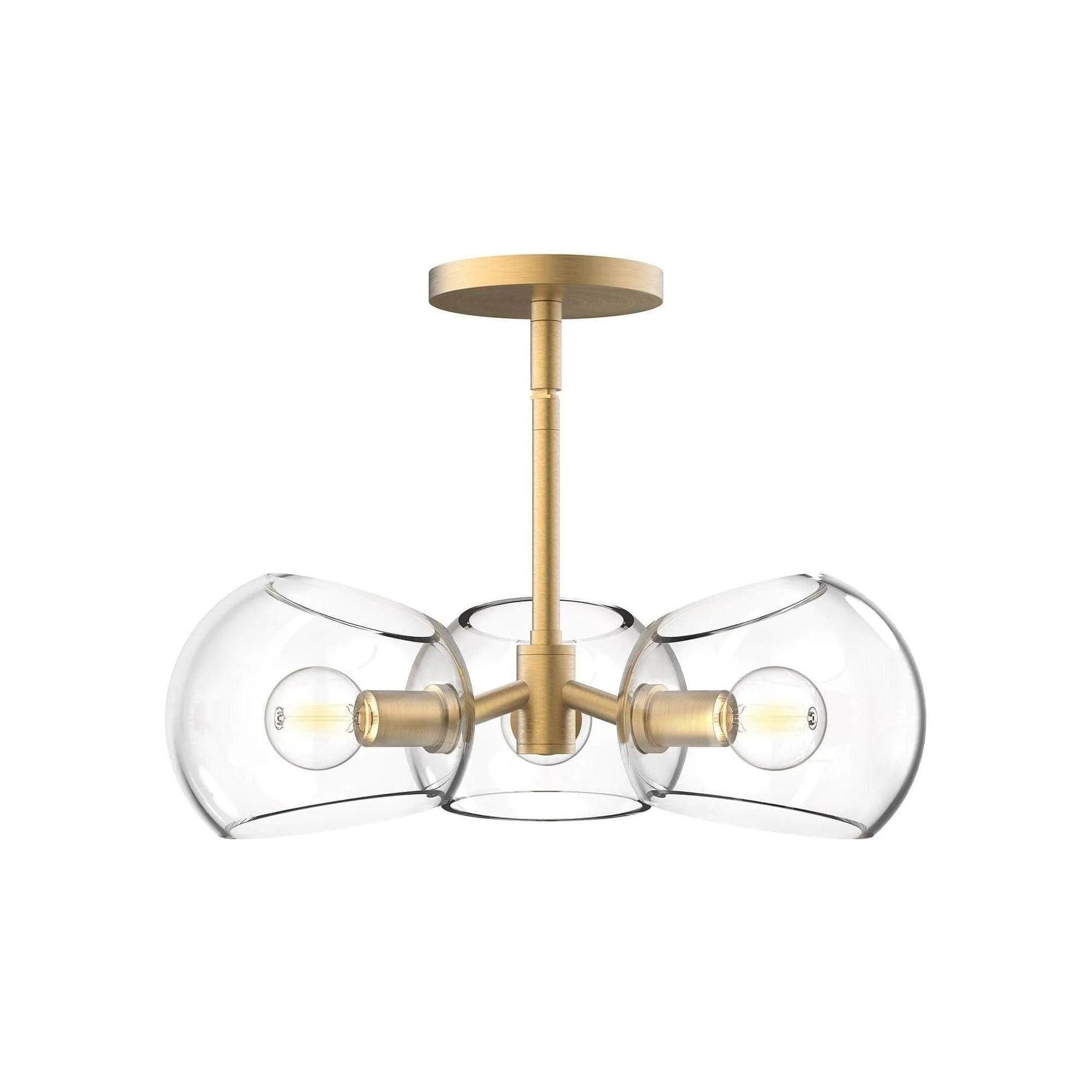 Alora Lighting - Willow Pendant - PD548315BGCL - Canada Light Shop