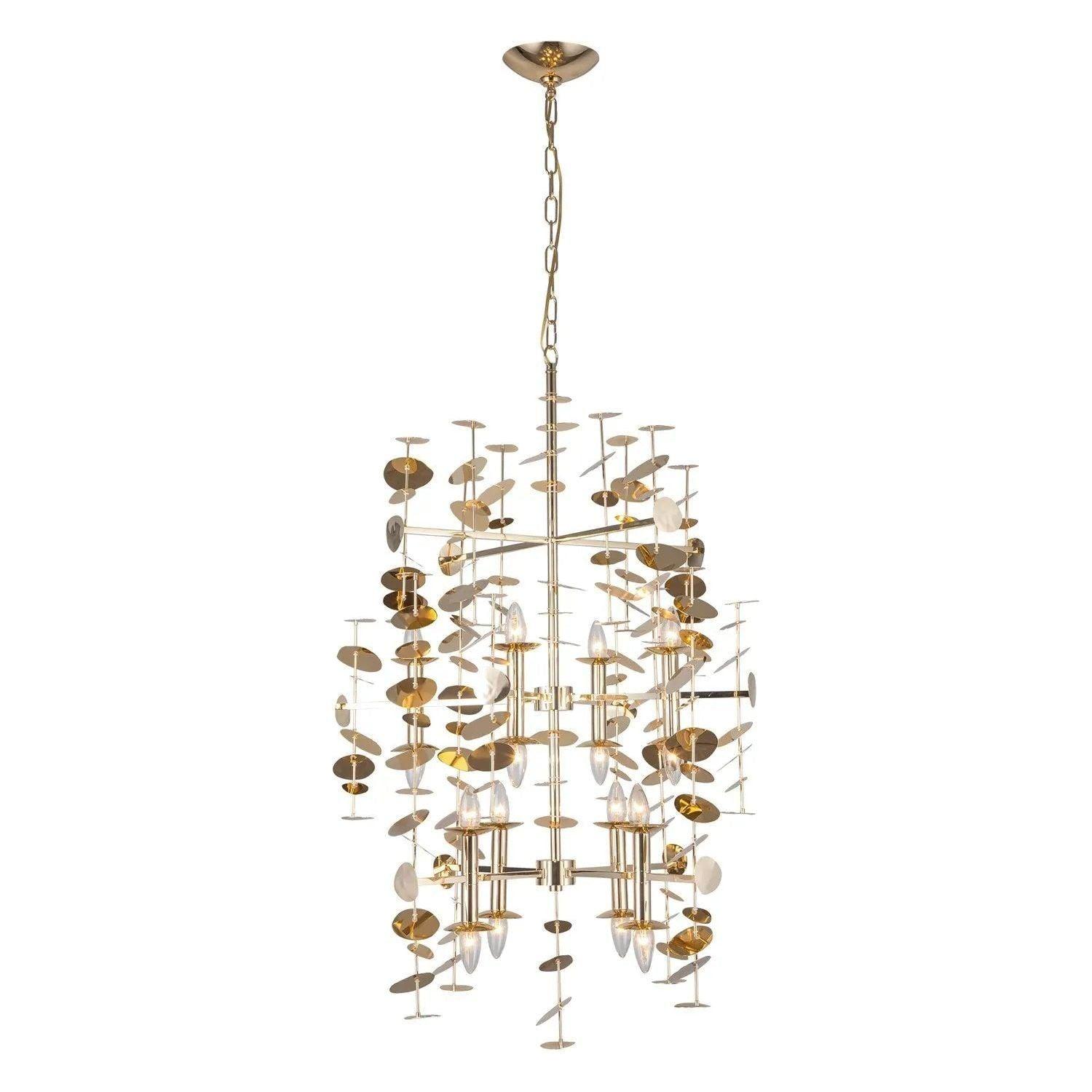 Alora Lighting - Yukari Chandelier - CH340041PB - Canada Light Shop