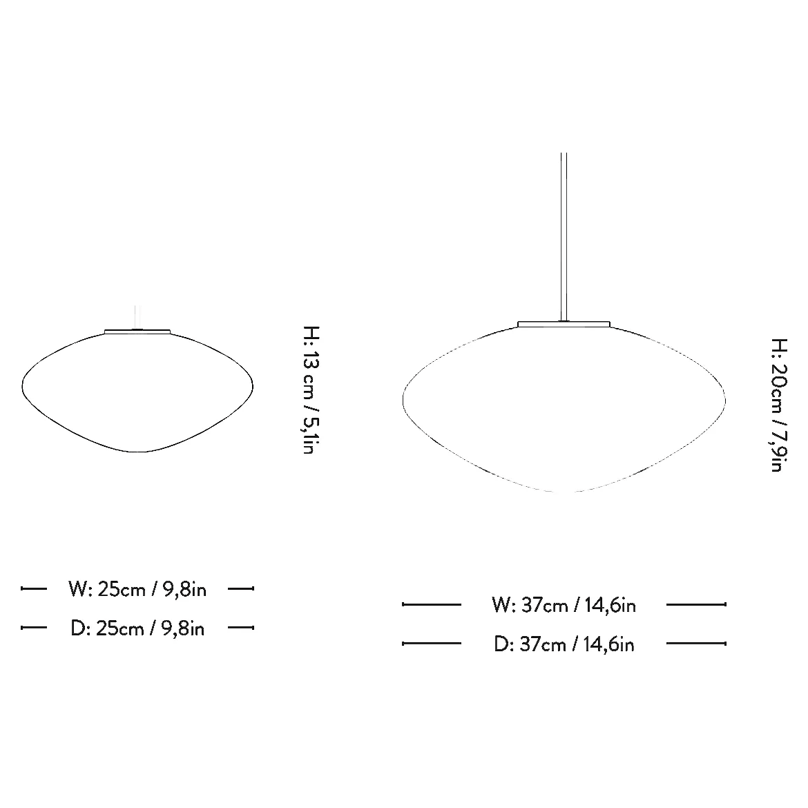 &Tradition - Mist Pendant - AT-133269A324 - Canada Light Shop