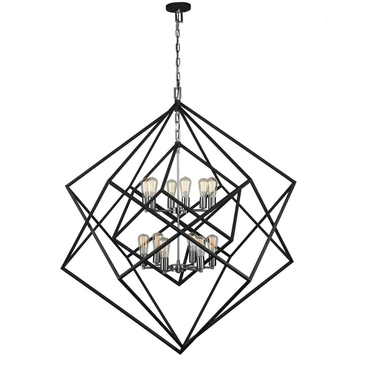 Artcraft Lighting - Artistry 12 Light Chandelier - AC11112PN - Canada Light Shop