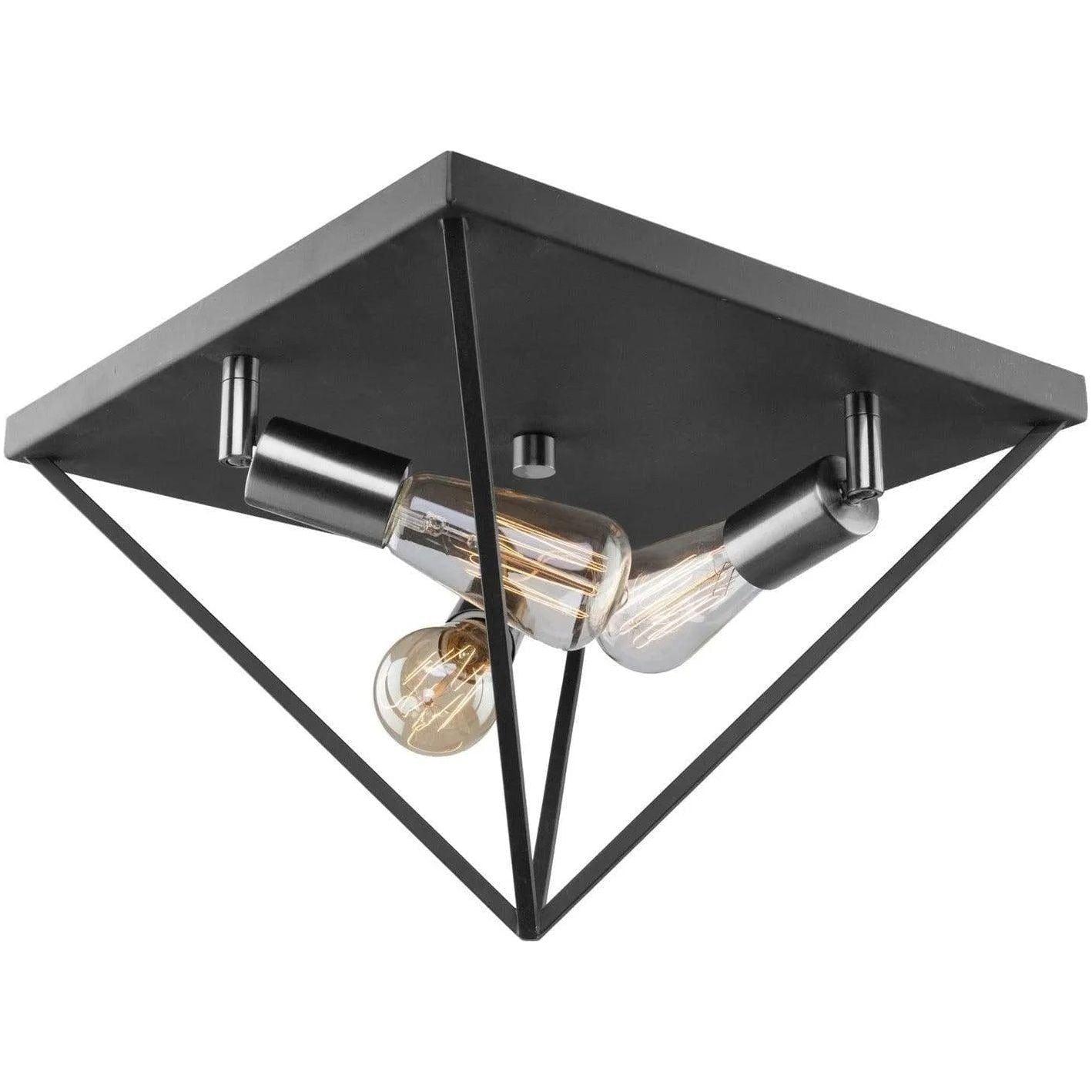 Artcraft Lighting - Artistry Three Light Flush Mount - AC11113PN - Canada Light Shop