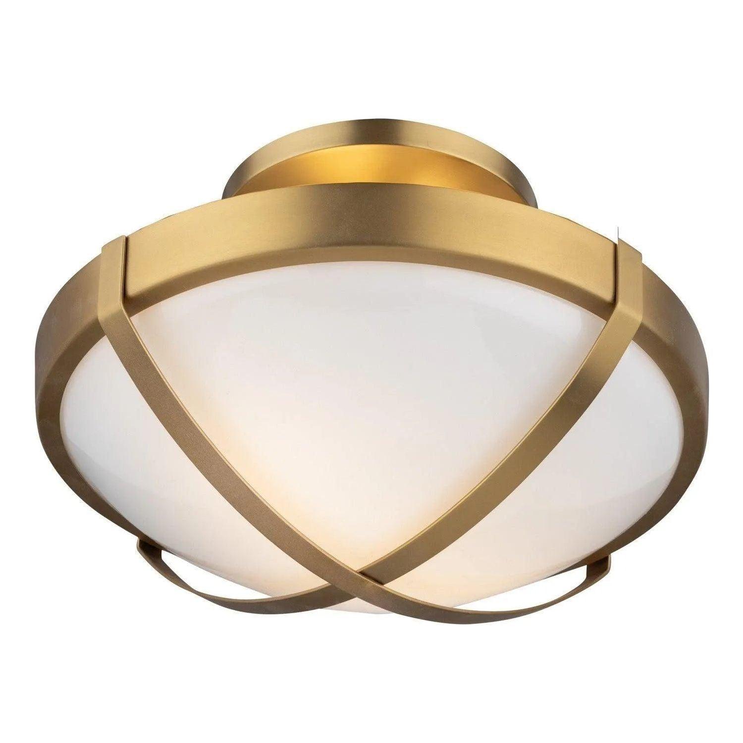 Artcraft Lighting - Cara Flush Mount - AC11703BR - Canada Light Shop